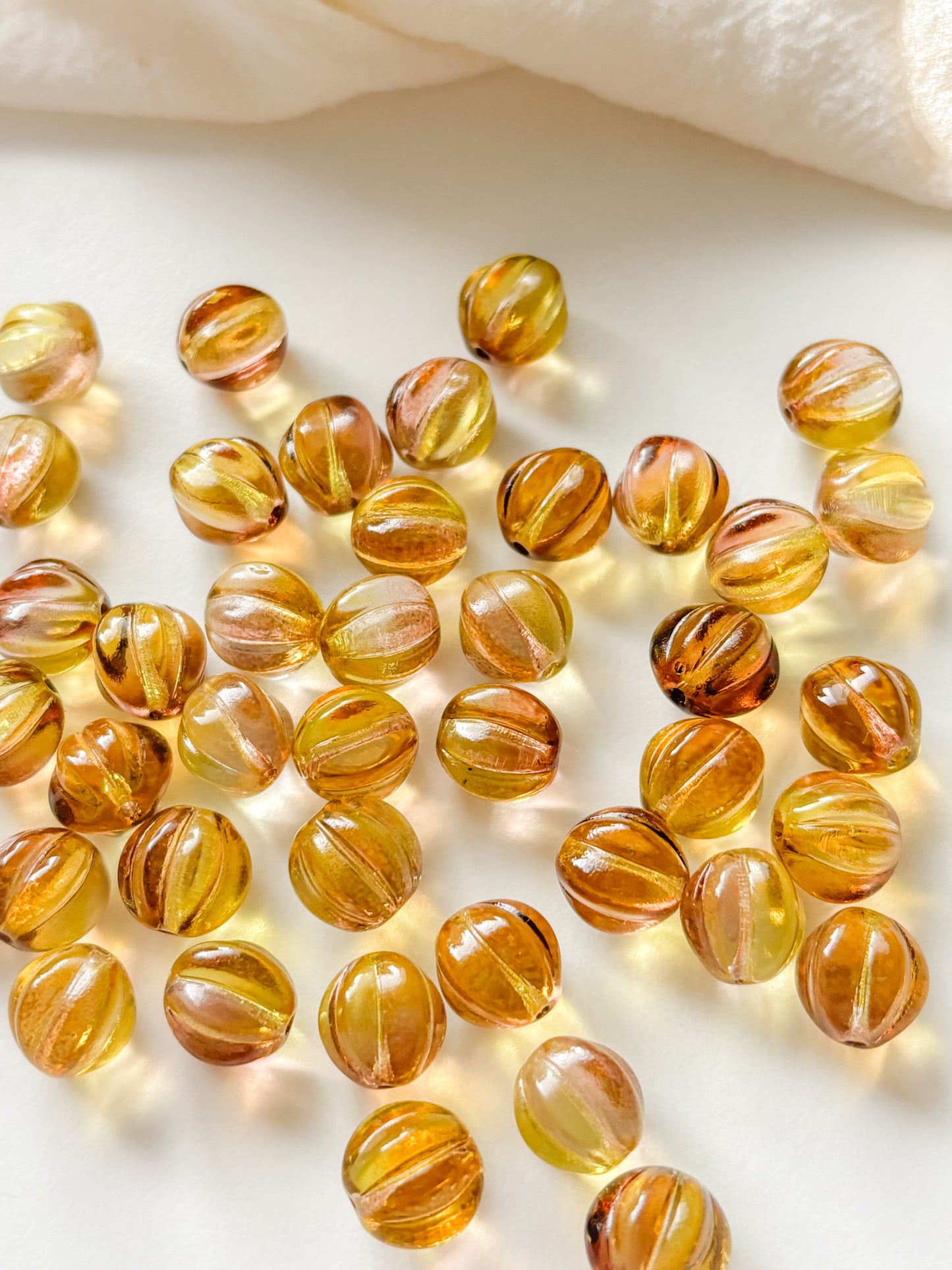 Glass bead 10mm, Czech, 10pcs