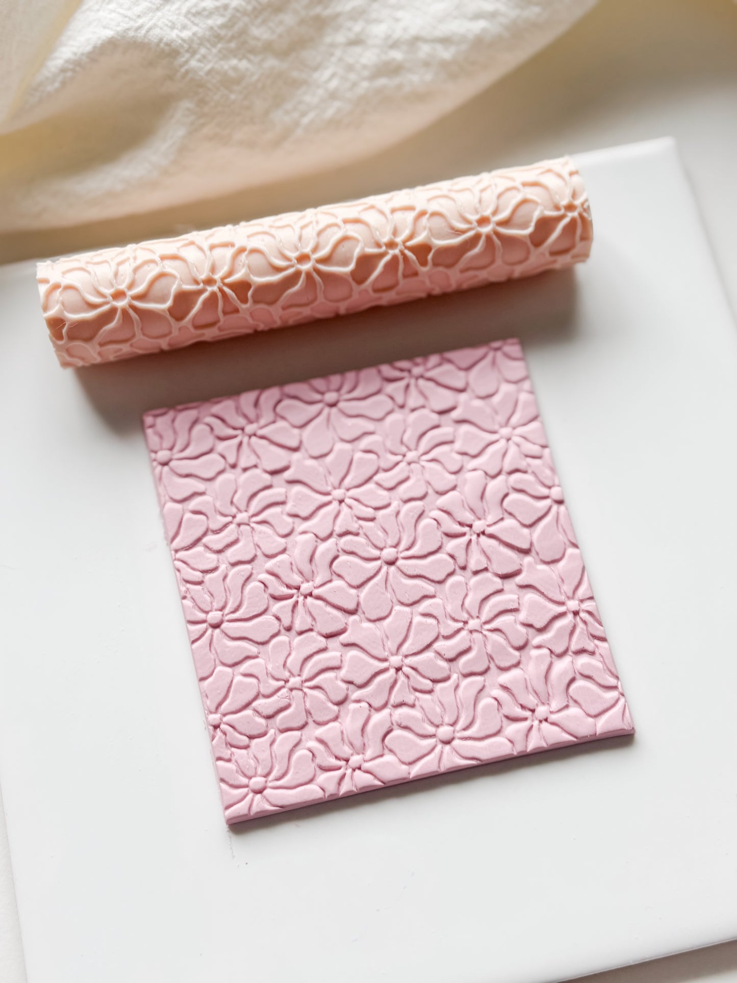 Pattern roller flowers, 10cm, m75