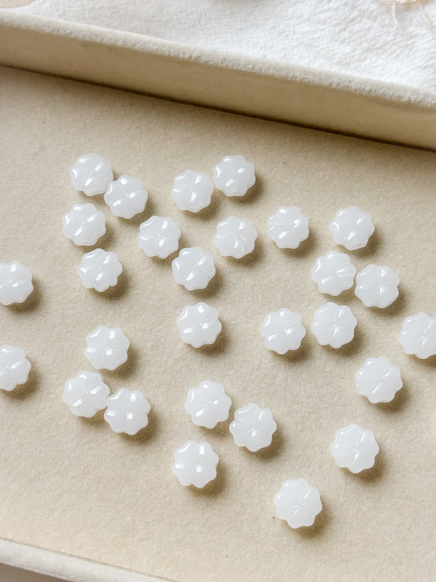 Glaspärla, 10x10x5mm, 6st