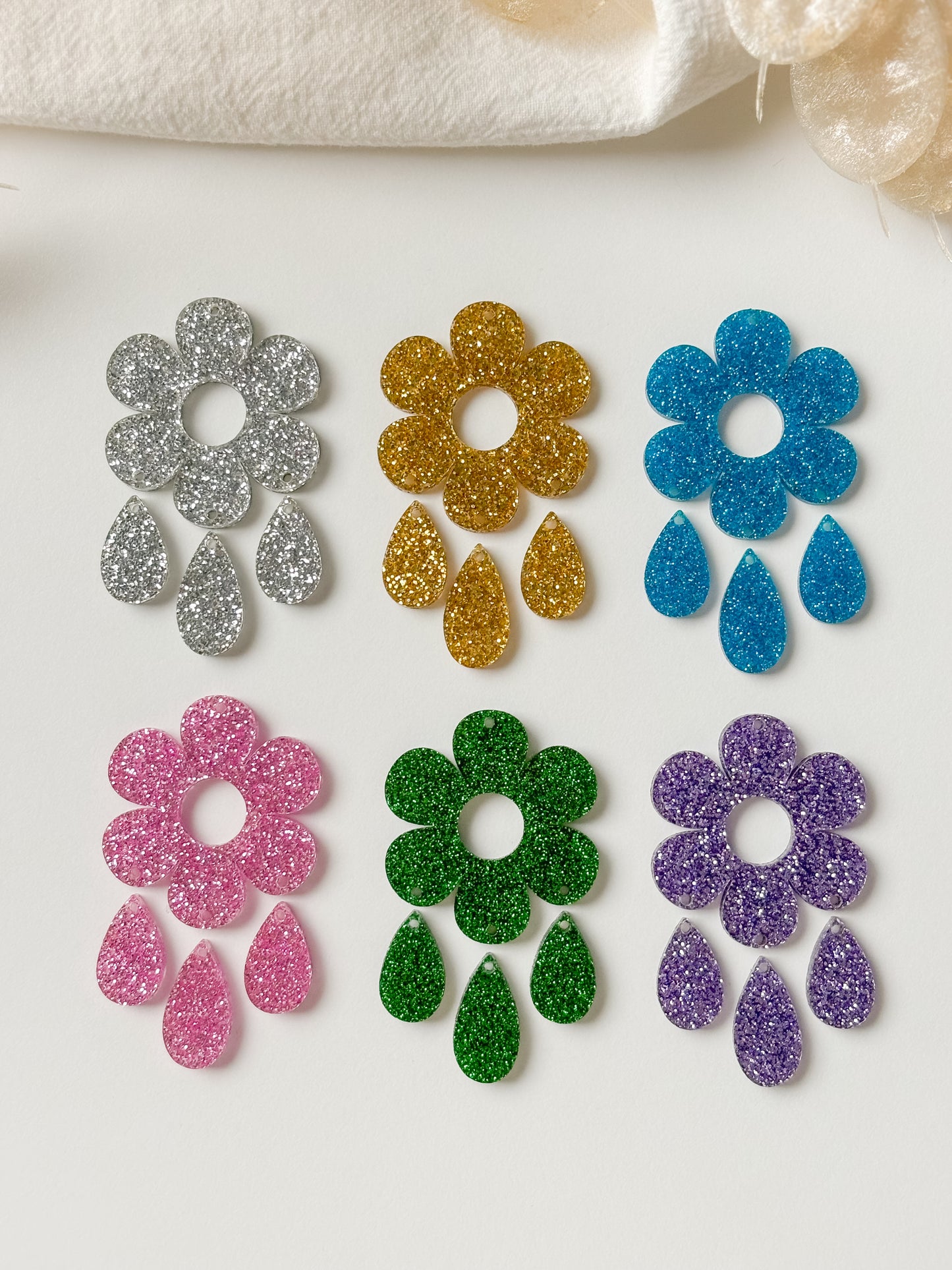 Pendant set 60mm, 1 pair