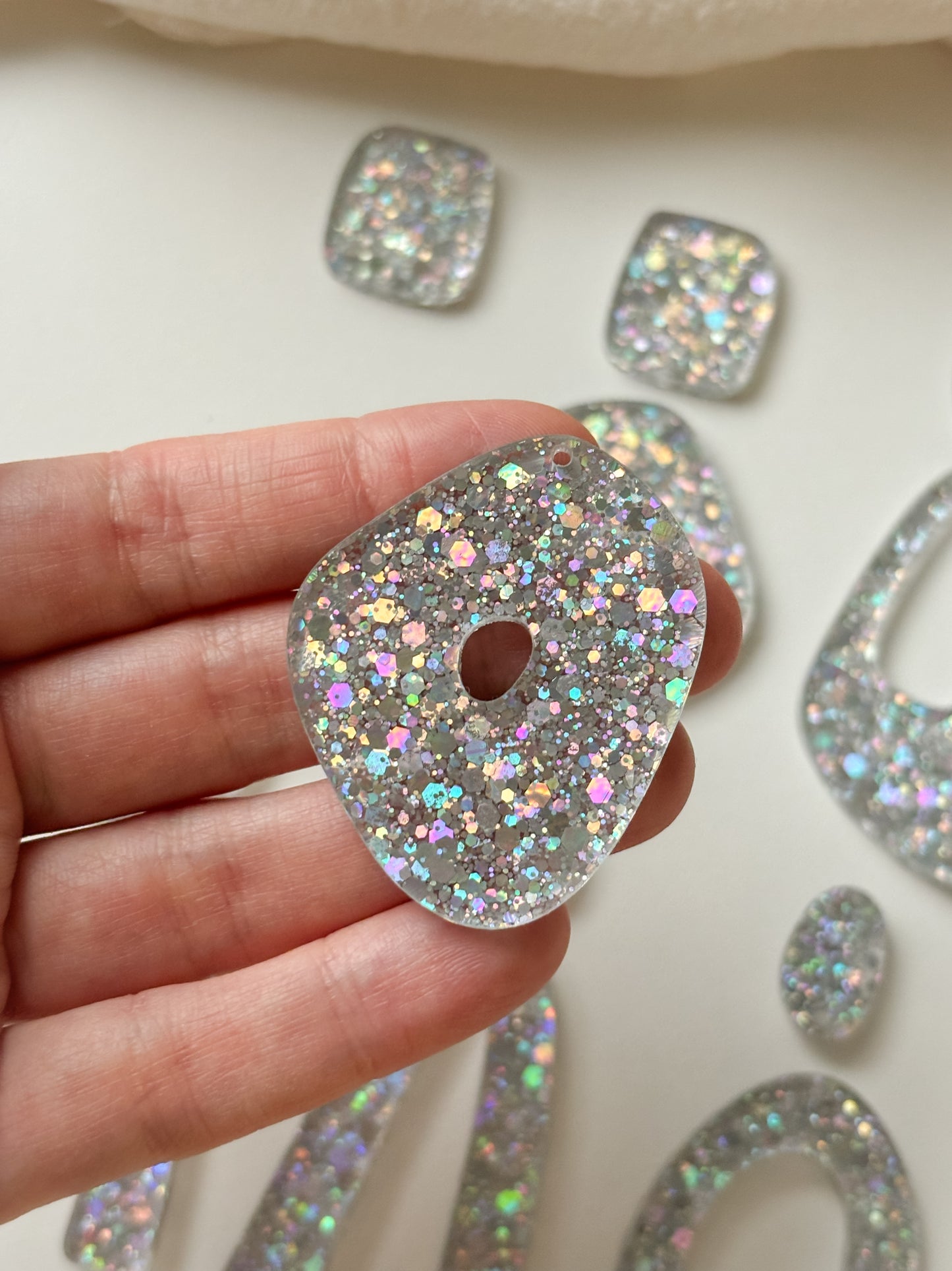 Riipus setti, glitter, 1pari