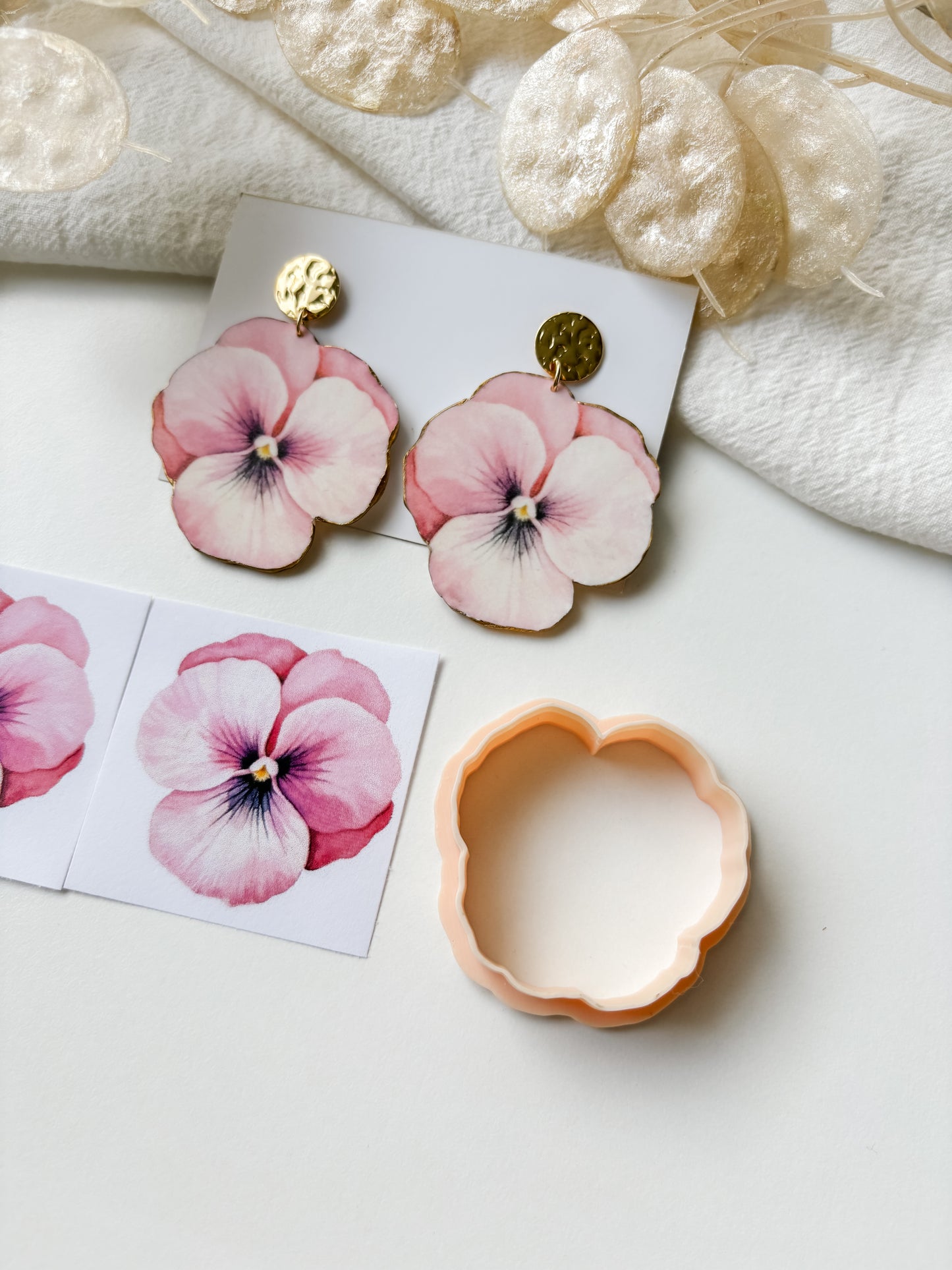 Transfer paper violet, pink