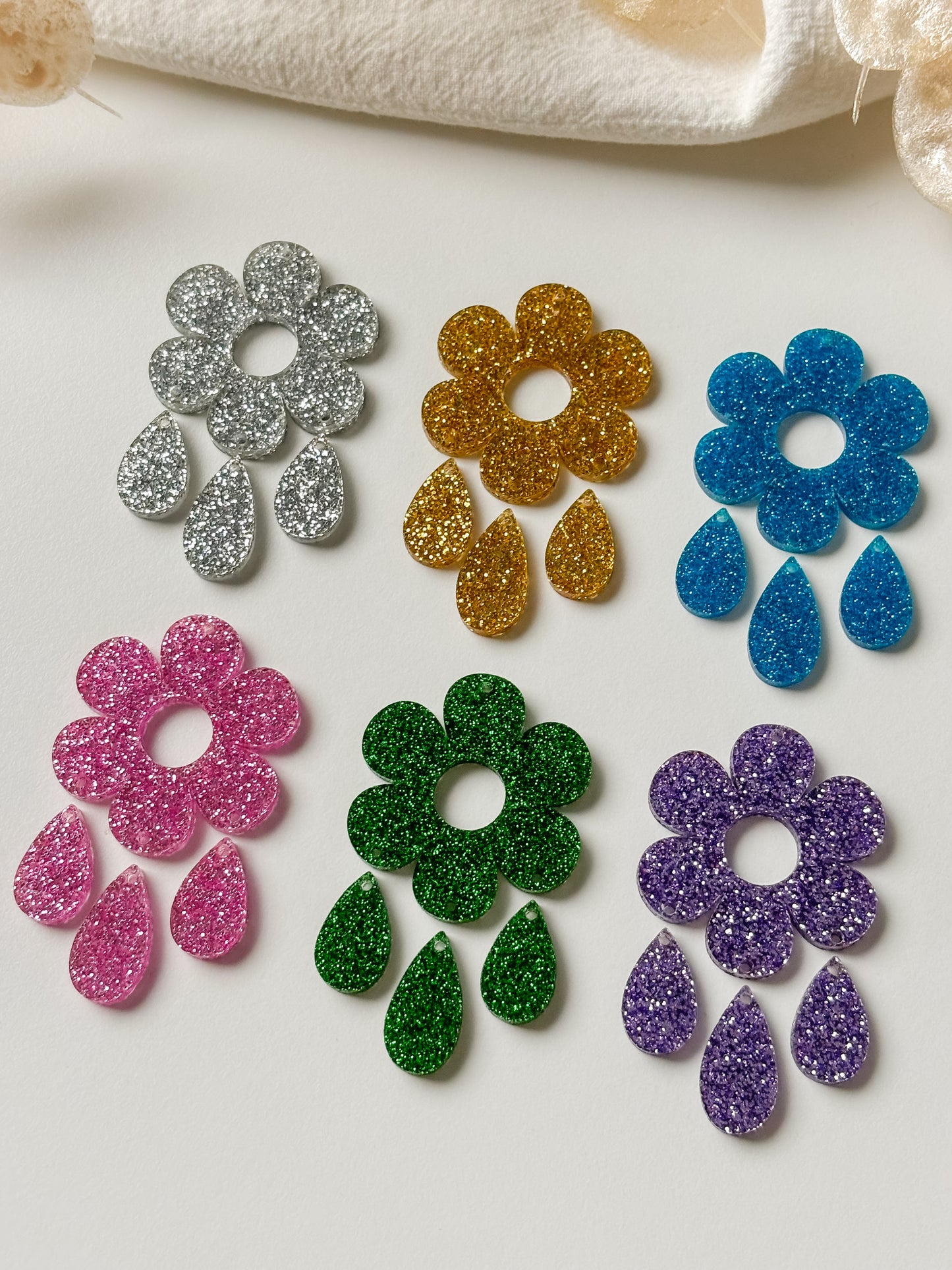 Pendant set 60mm, 1 pair