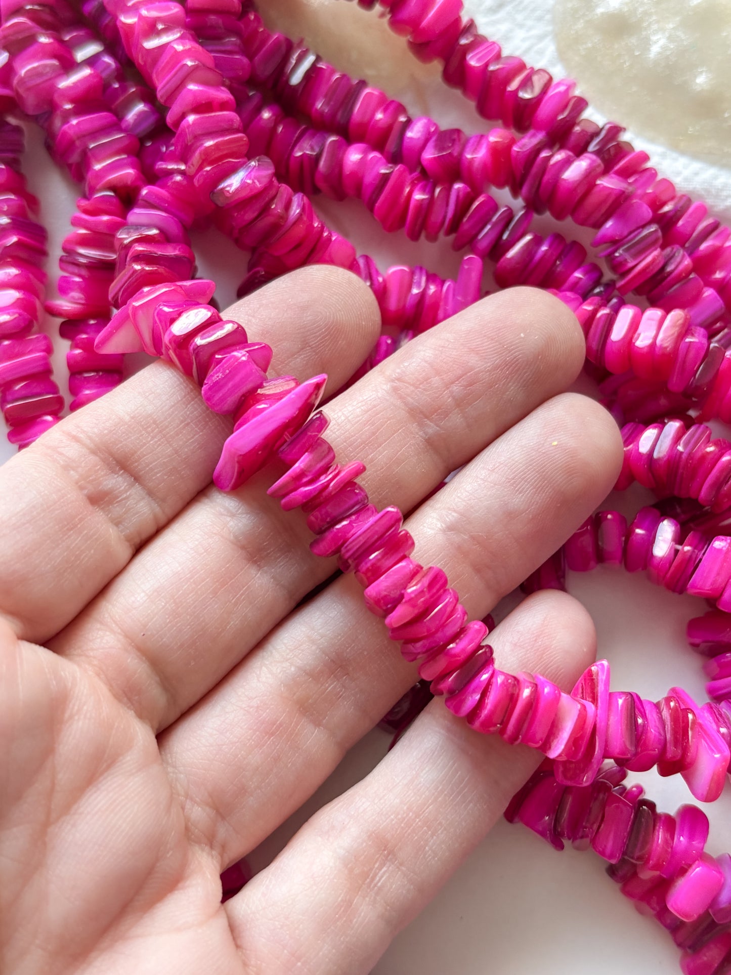 Helmi simpukankuori, fuksia, n.160kpl