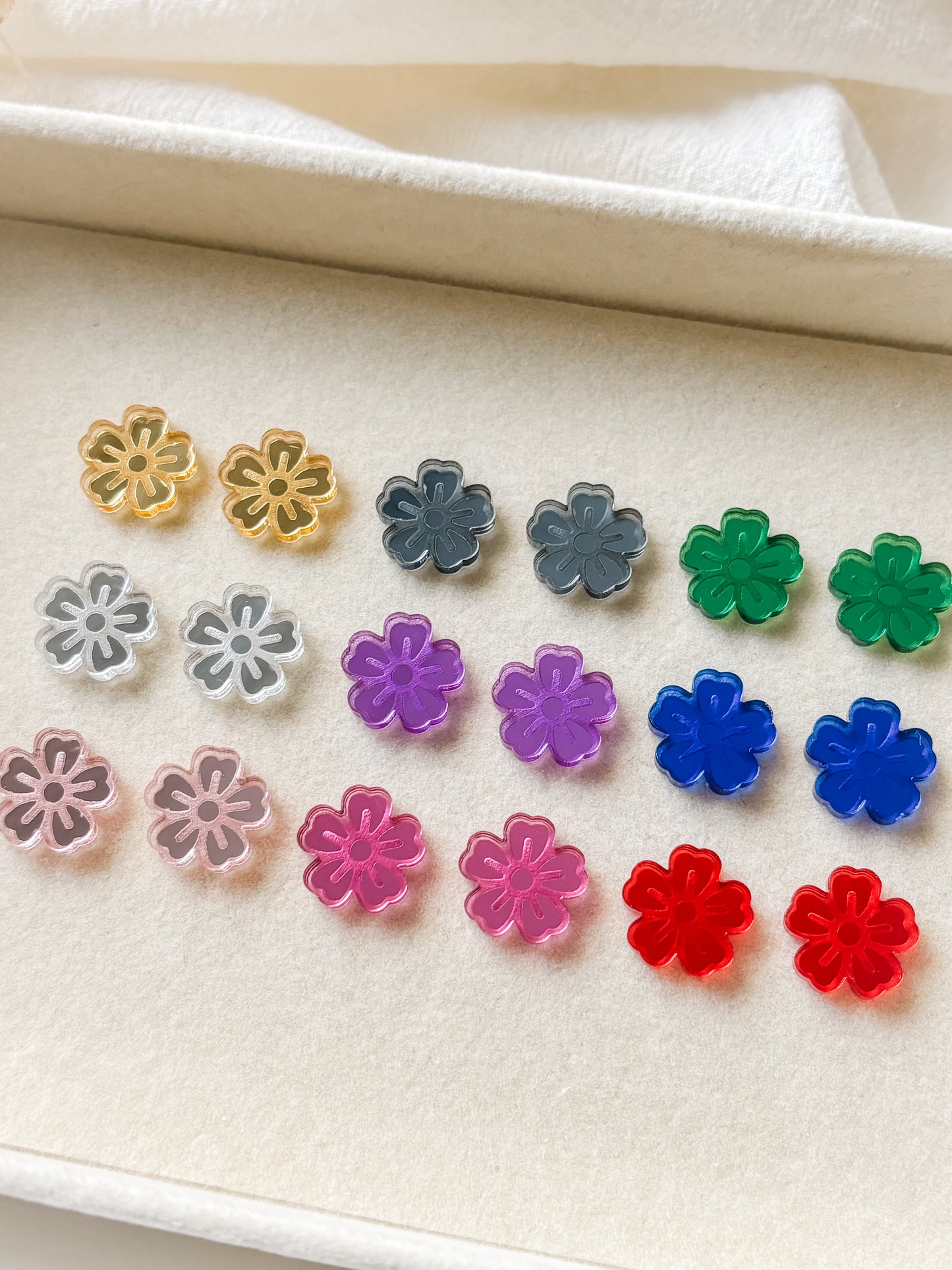 Flower 15mm, 6pcs