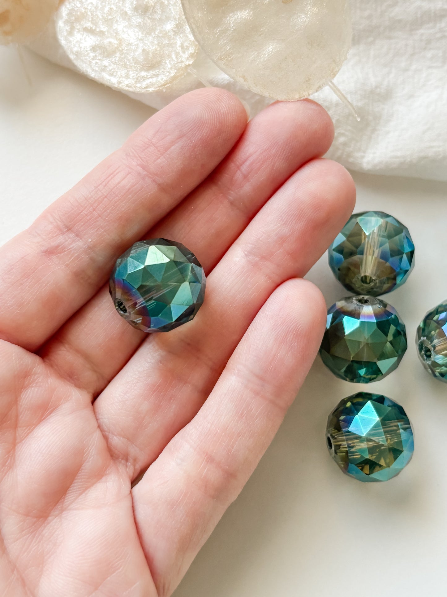 Lasihelmi 17x18mm, 2kpl
