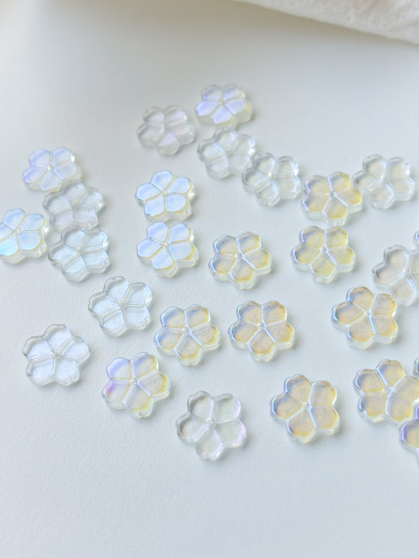 Glaspärla 11,5x12x2,5mm, 6st