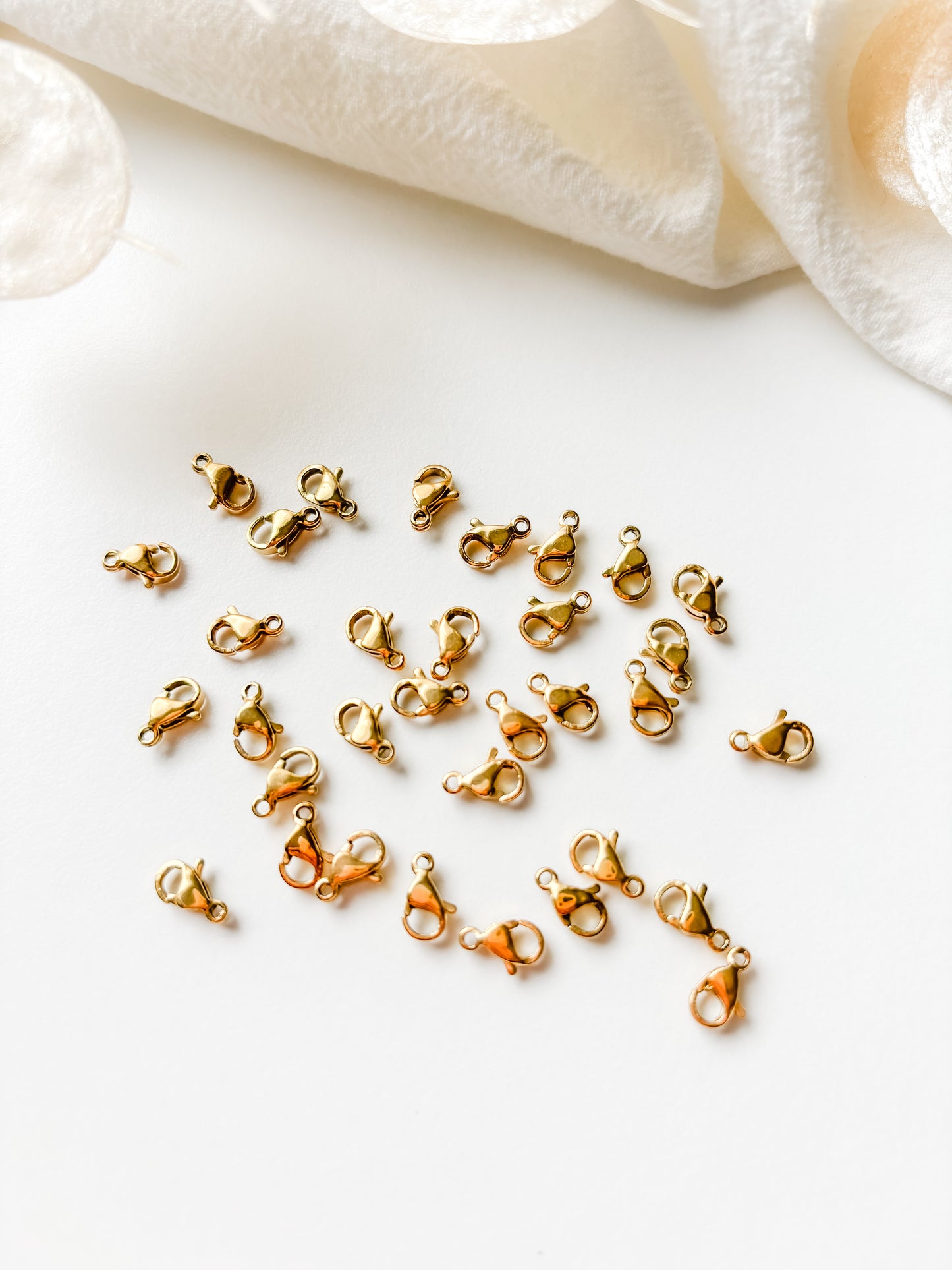 Parrot clasp 9x6x3mm, RST304 18K, 1pc