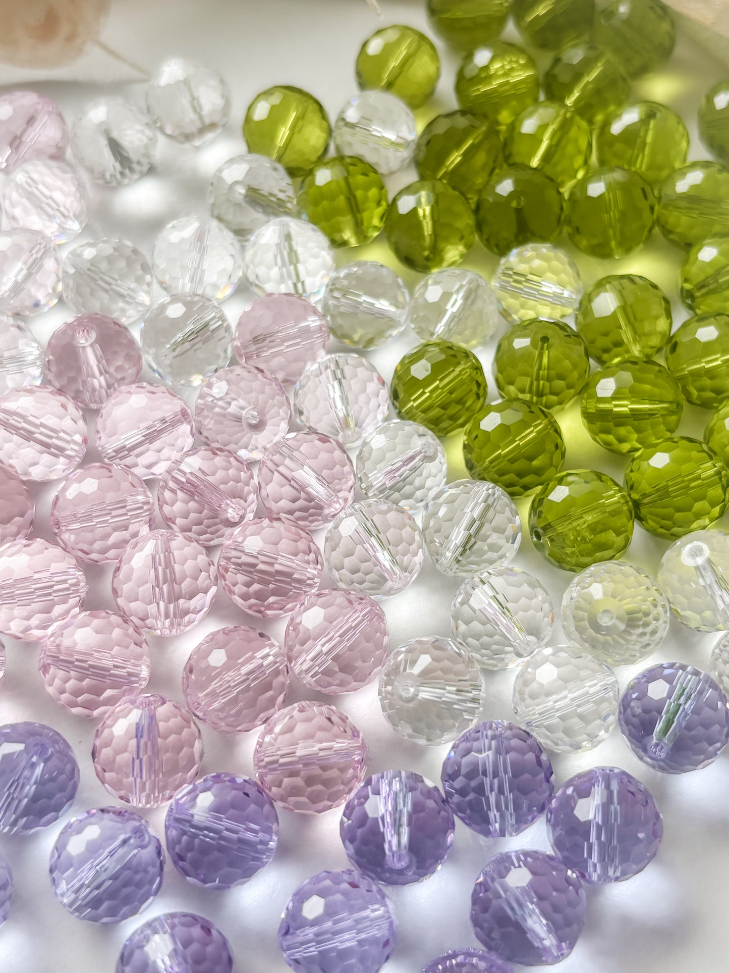 Glass bead 12mm, 10pcs