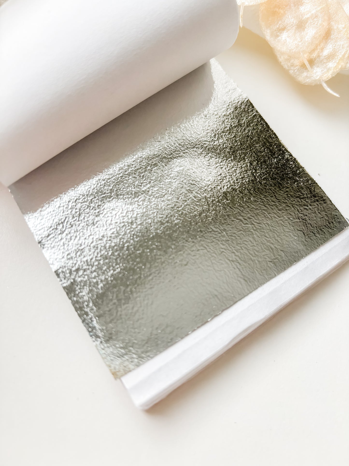 Bladguld Silver 95x84mm, ca 80st