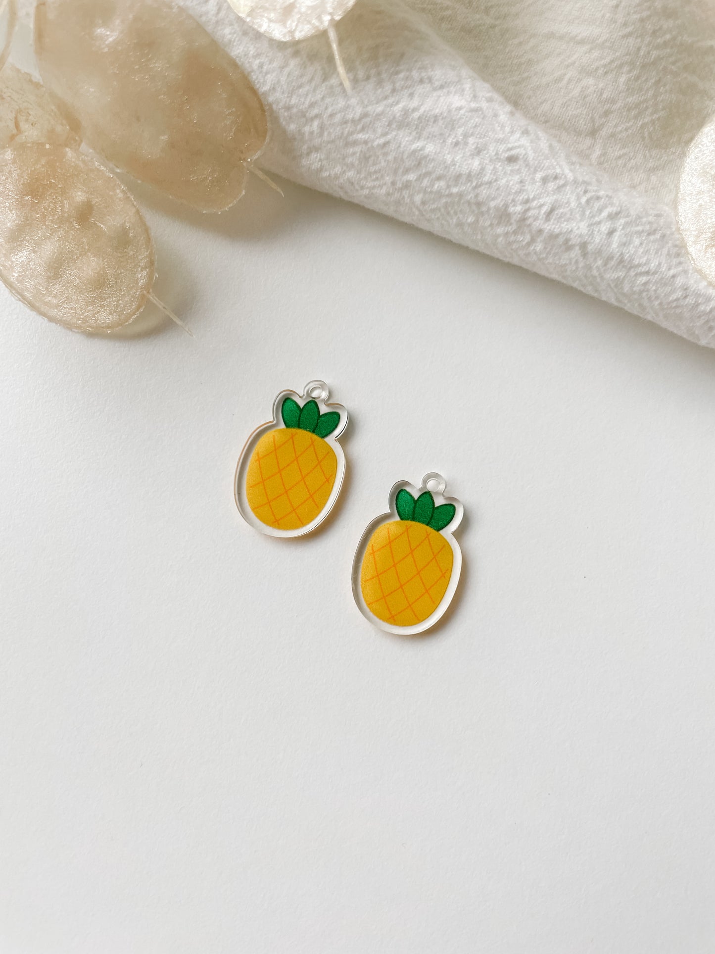 Hänge ananas 27x18x2mm, 1st