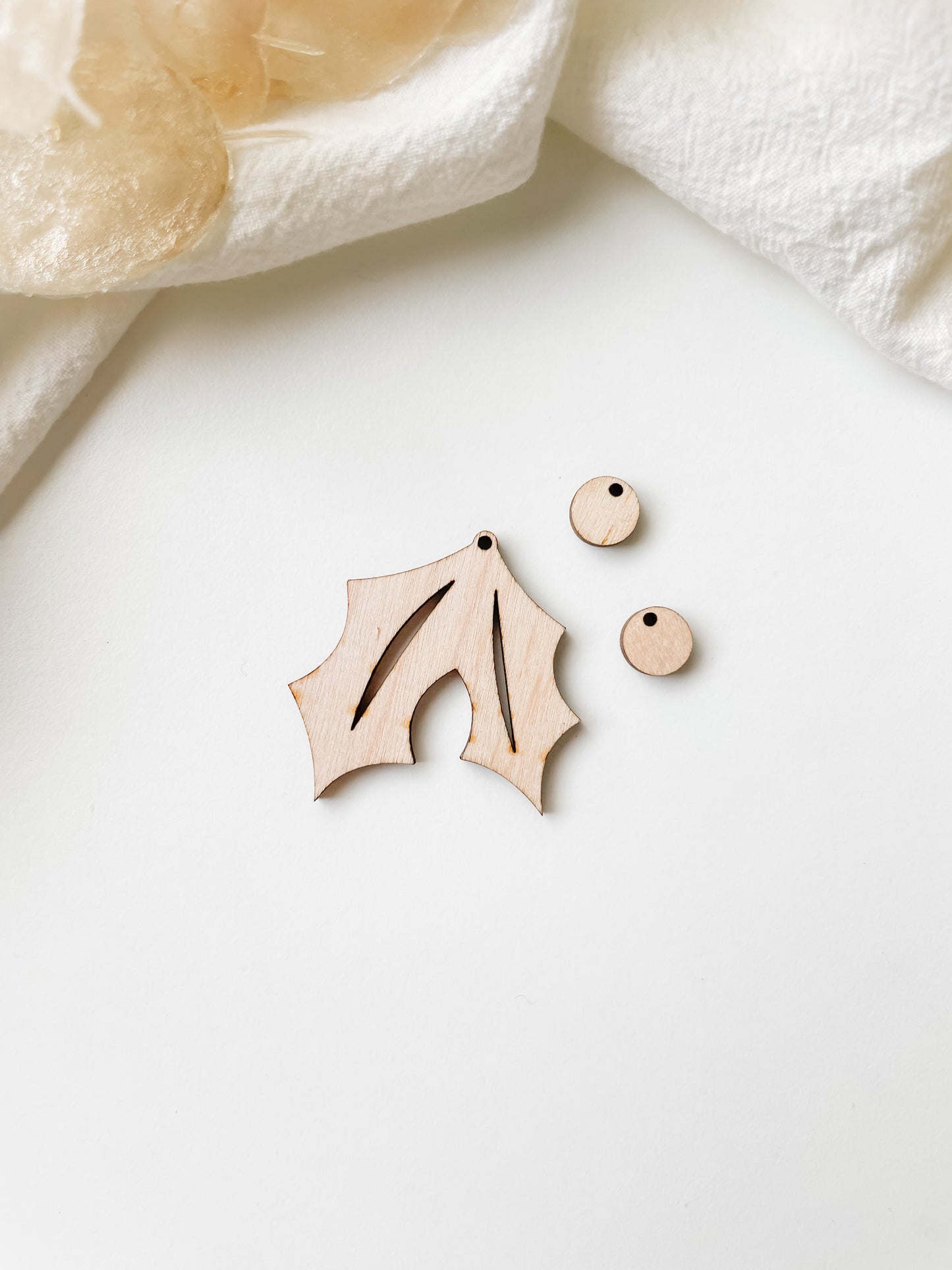 Pendant set birch plywood 40mm, 1 pair, m135