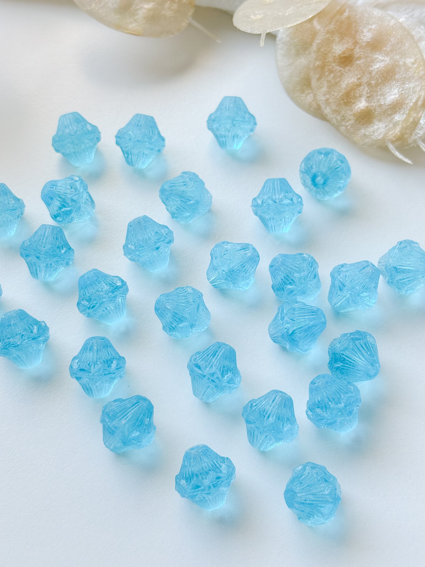 Glass bead 14mm, Czech glass bead, 1pc