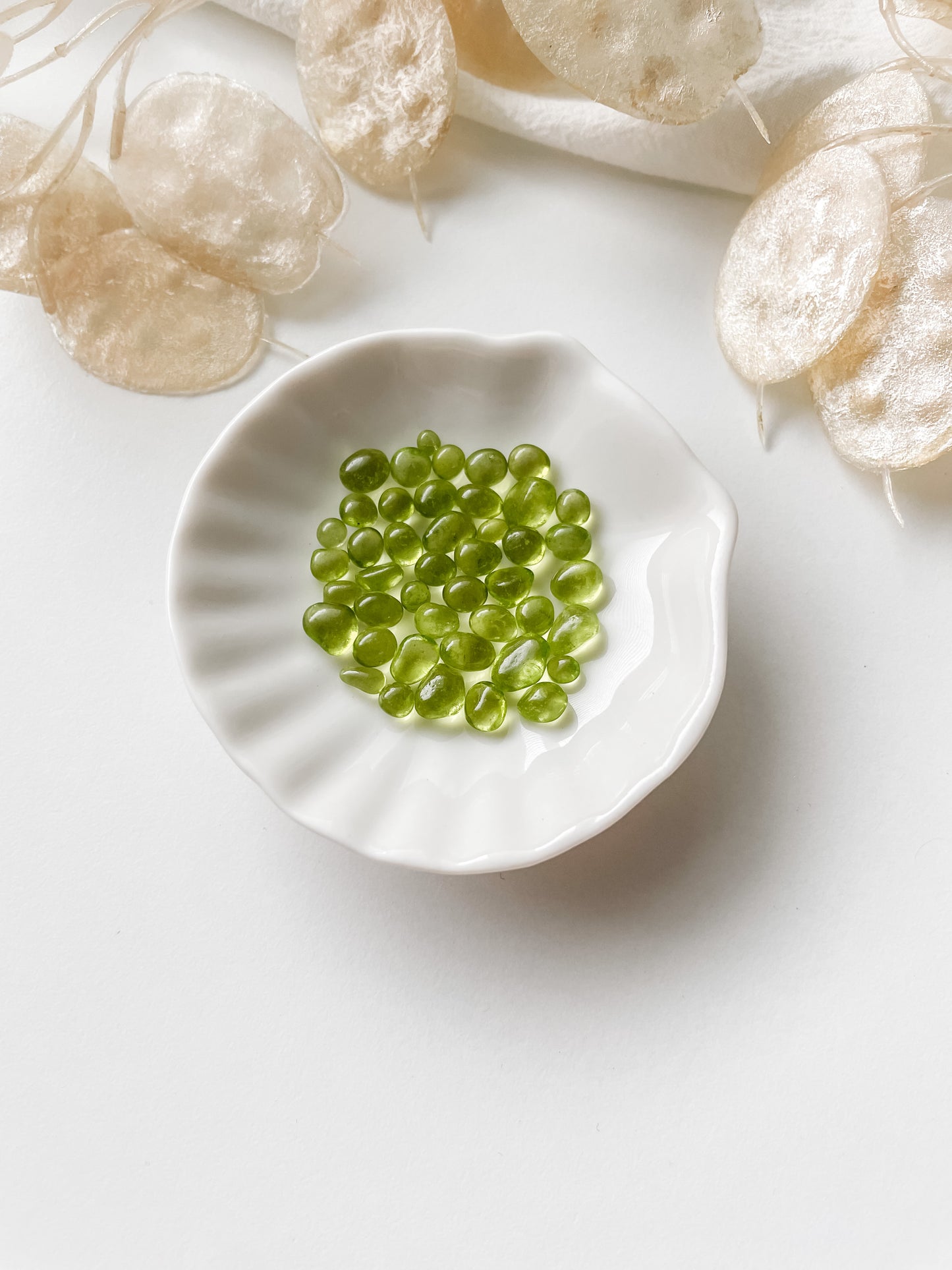 Glasdekor grön 2-7mm, 20g
