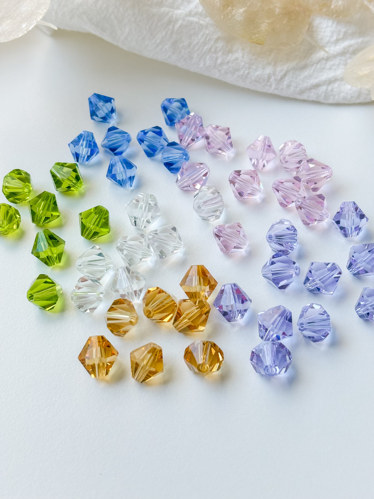 Glaspärla 10x9~10mm, 6st