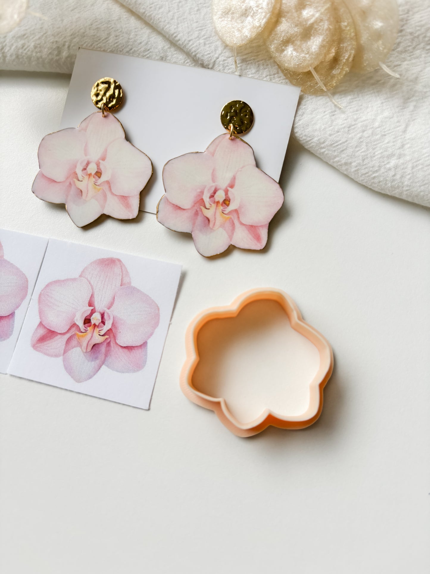 Transfer paper orchid