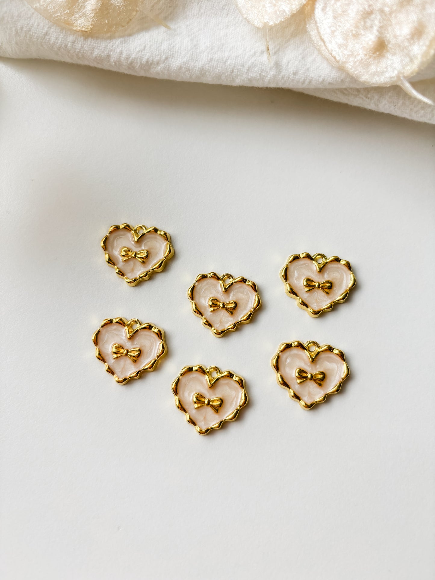 Pendant heart 17x20x2.5mm, 1pc