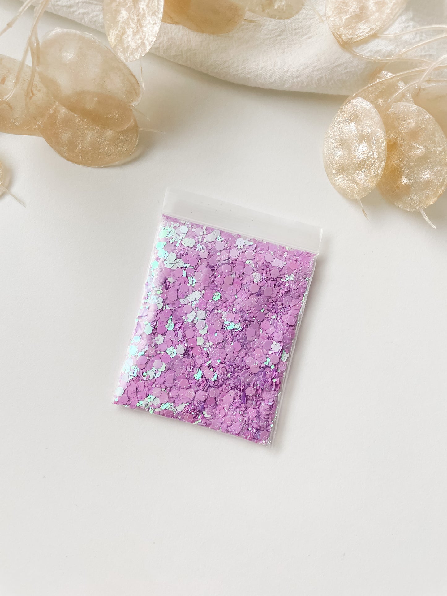 Glitter 10g, liila