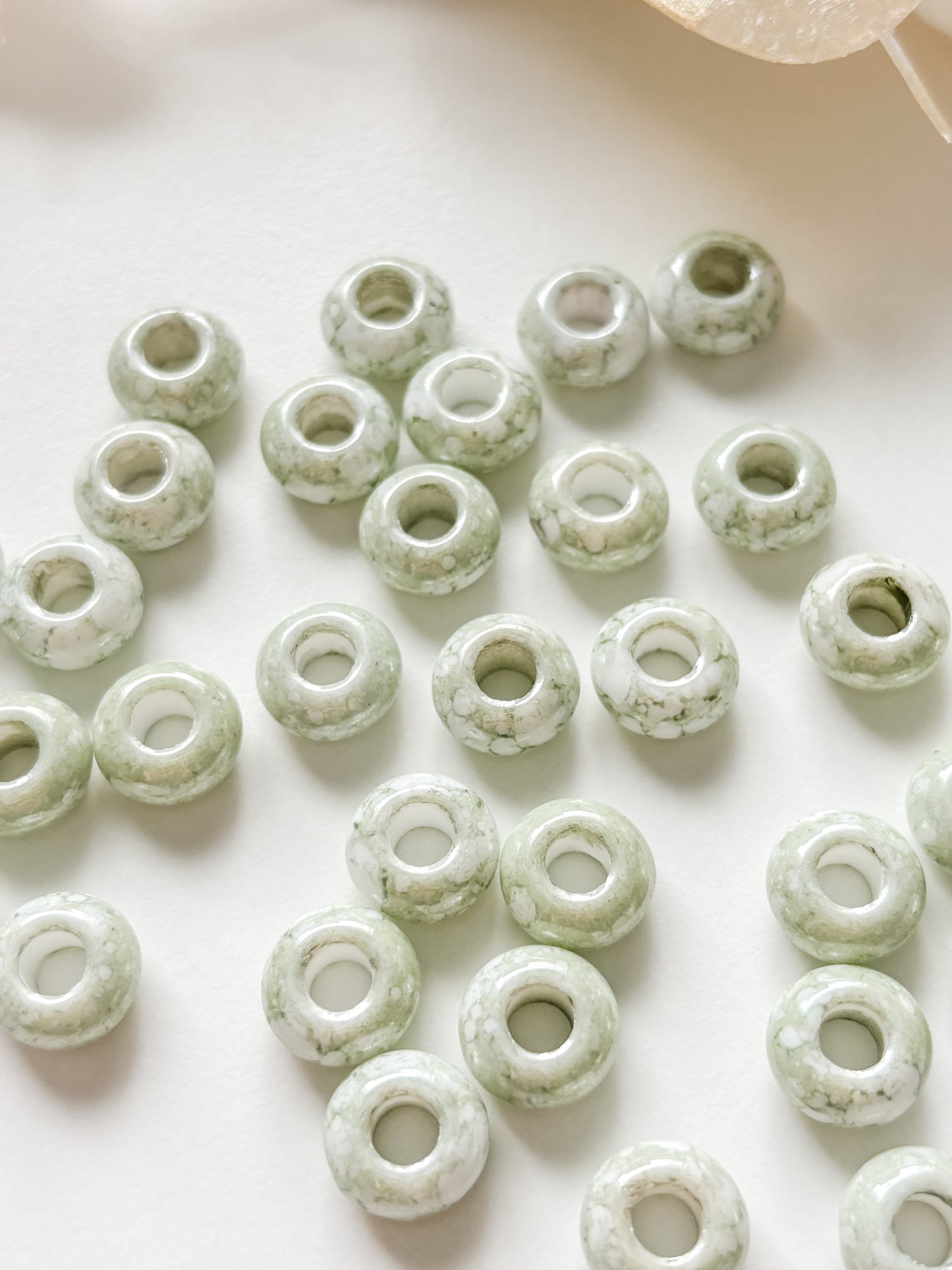 Glass bead 11mm, Czech, 6pcs