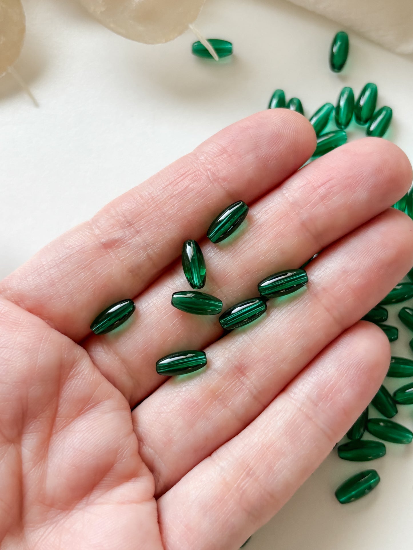 Lasihelmi 9x4mm, 50kpl