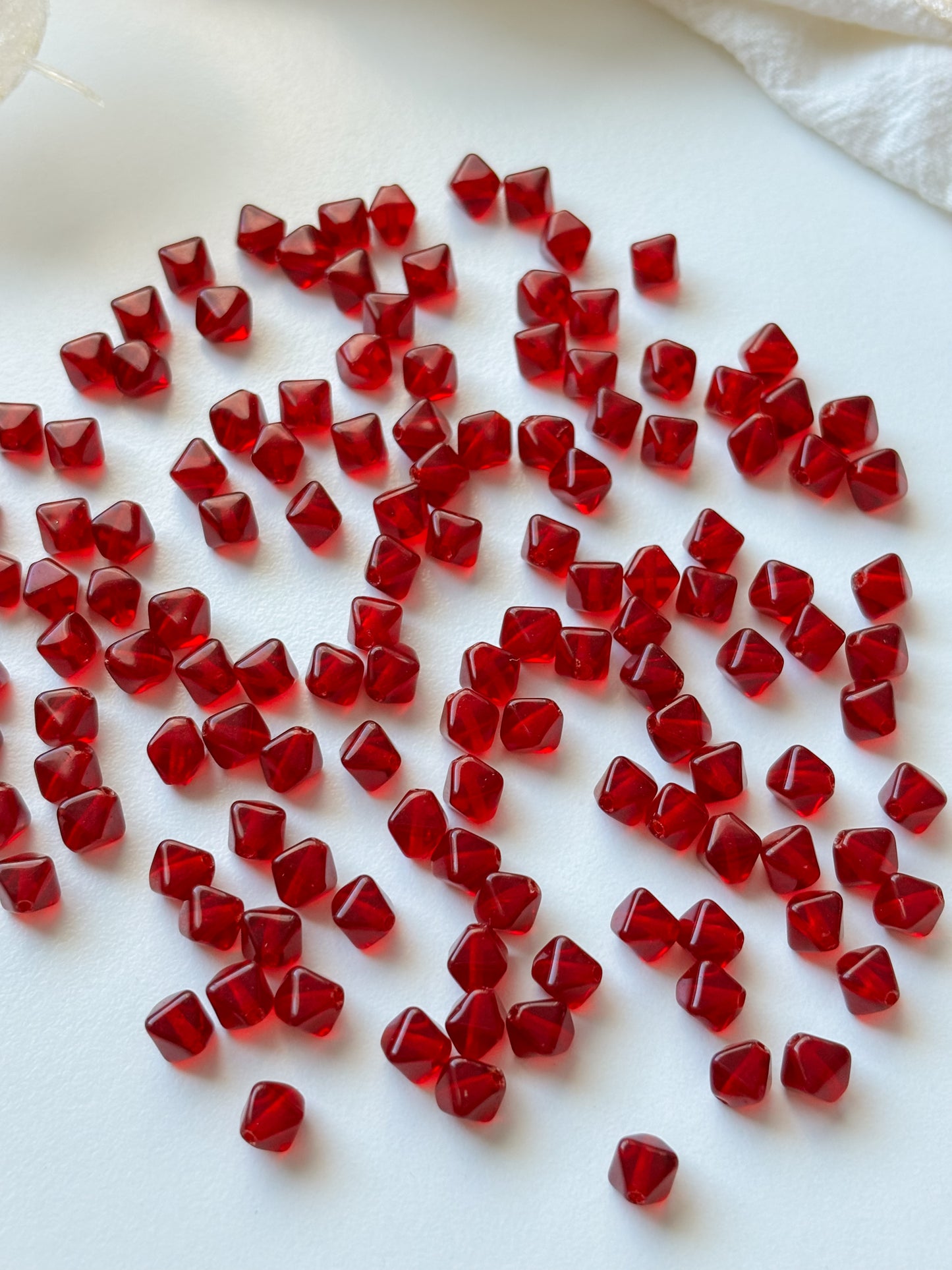 Glass bead 6mm, Czech glass bead, 50pcs
