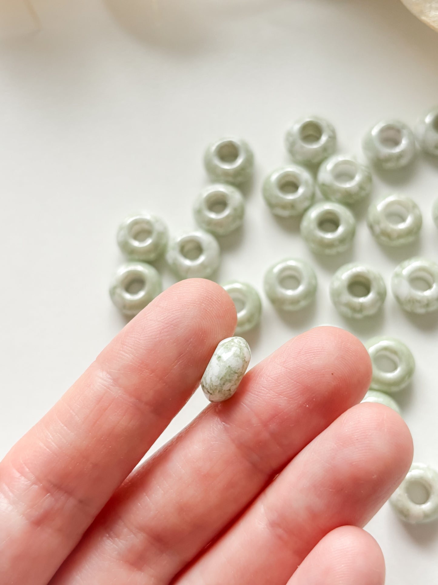 Glass bead 11mm, Czech, 6pcs