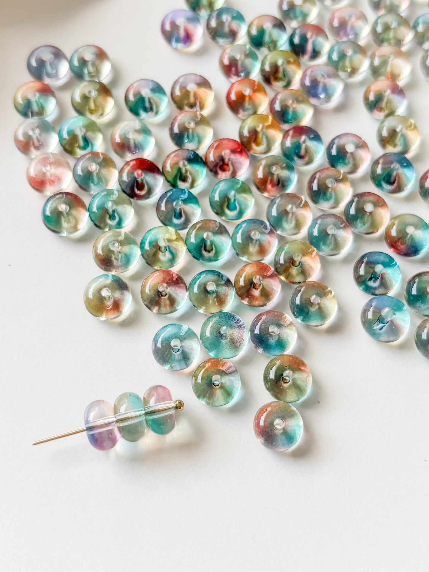 Lasihelmi 8x5mm, 50kpl