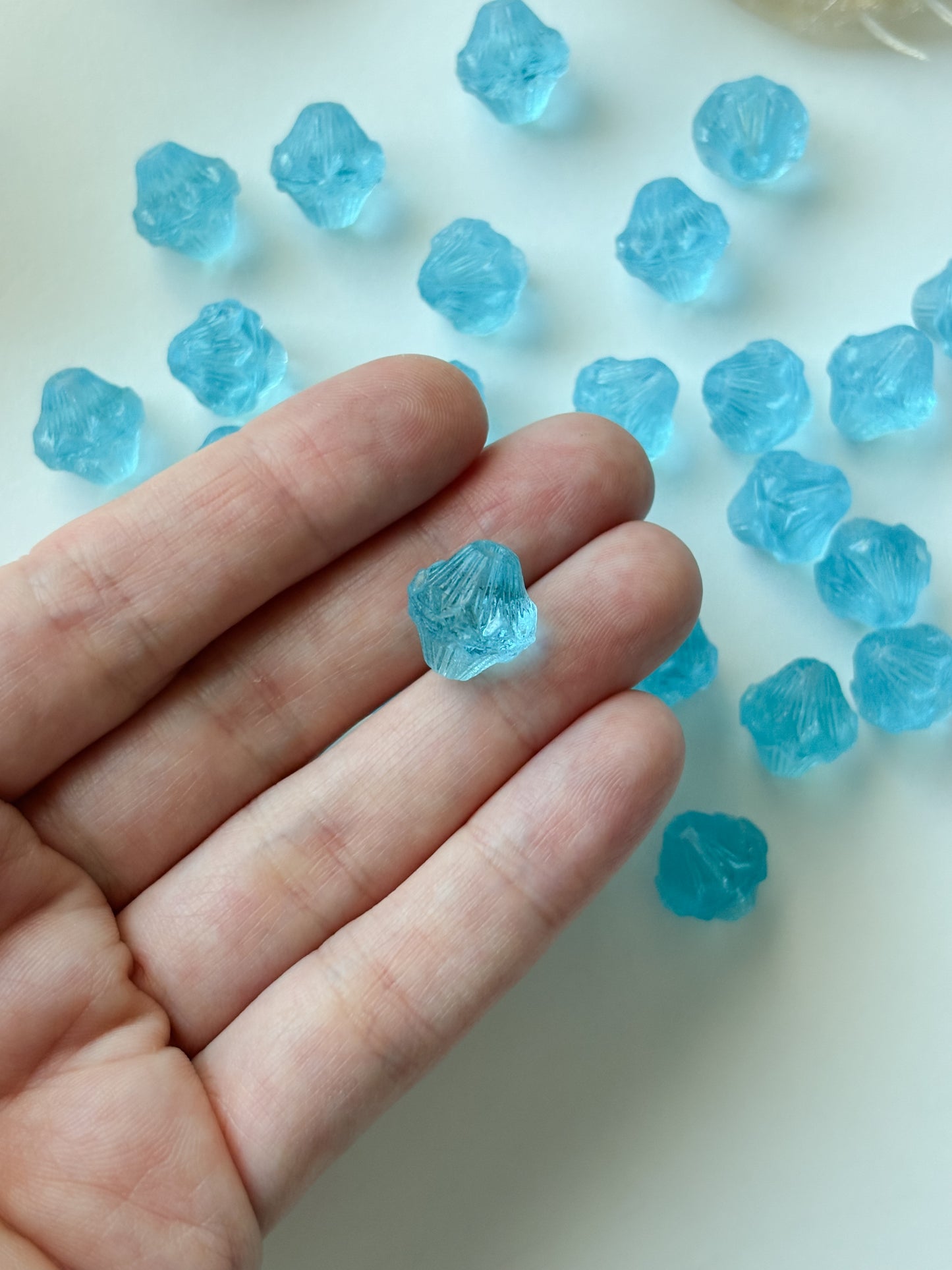 Glass bead 14mm, Czech glass bead, 1pc