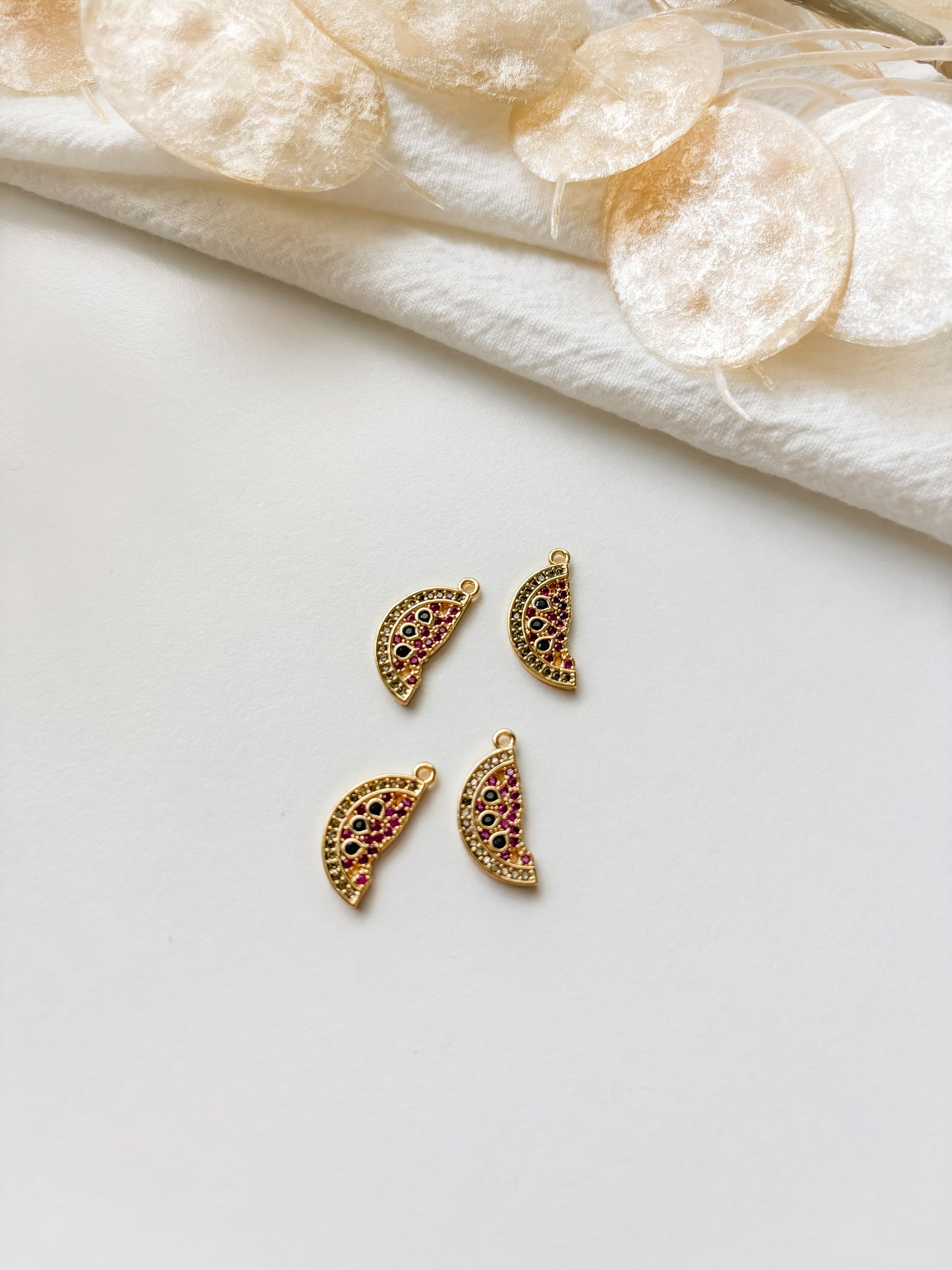 Hänge vattenmelon 17x7,5x2mm, 1st