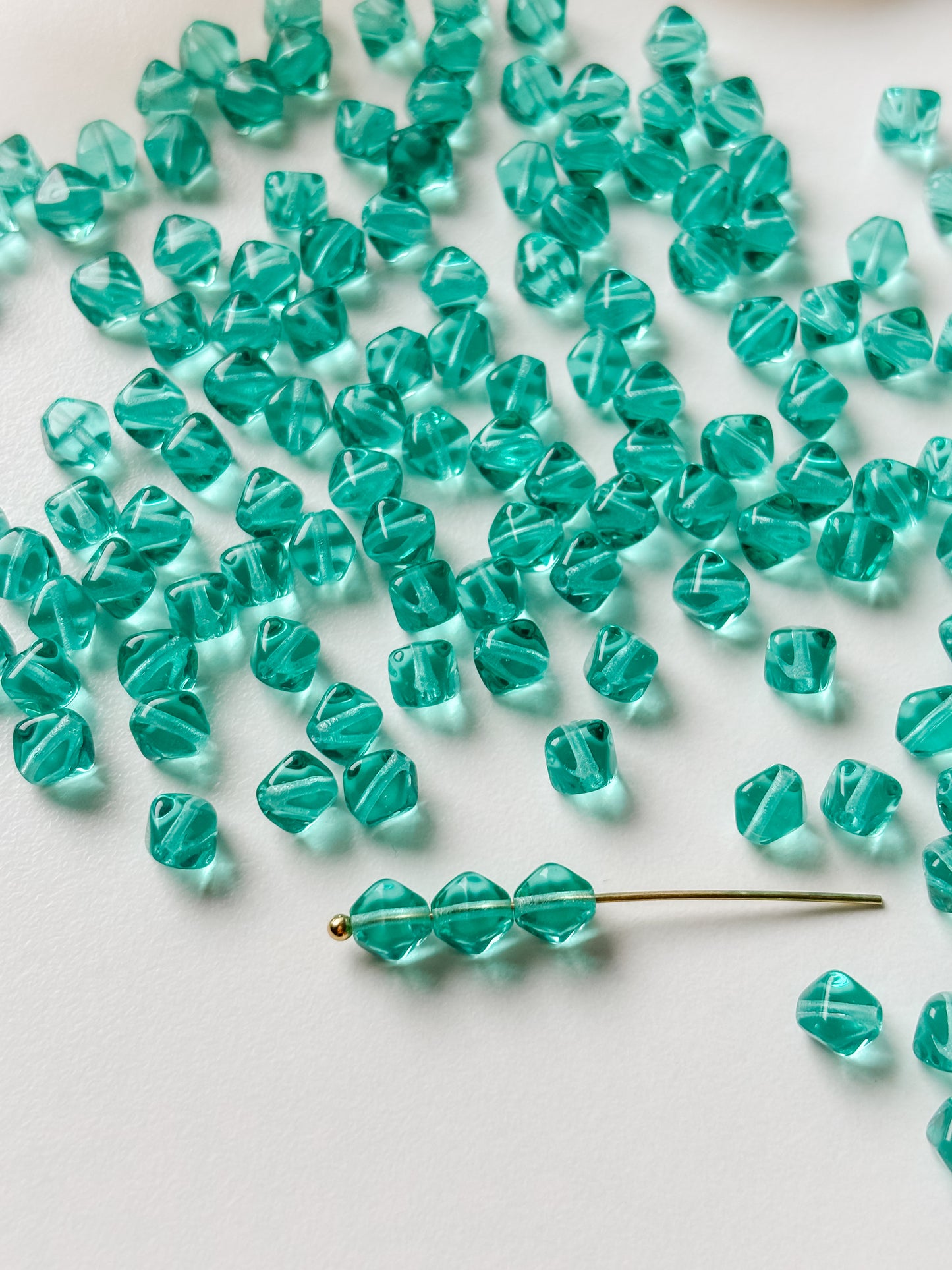 Glass bead 6mm, Czech Glass bead, 50pcs