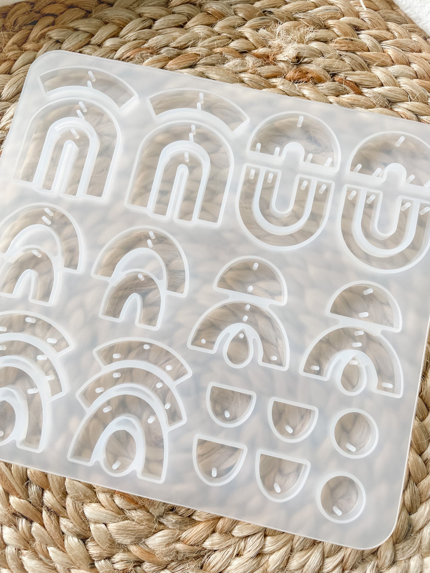 Silikonformade örhängen 143x131x5mm