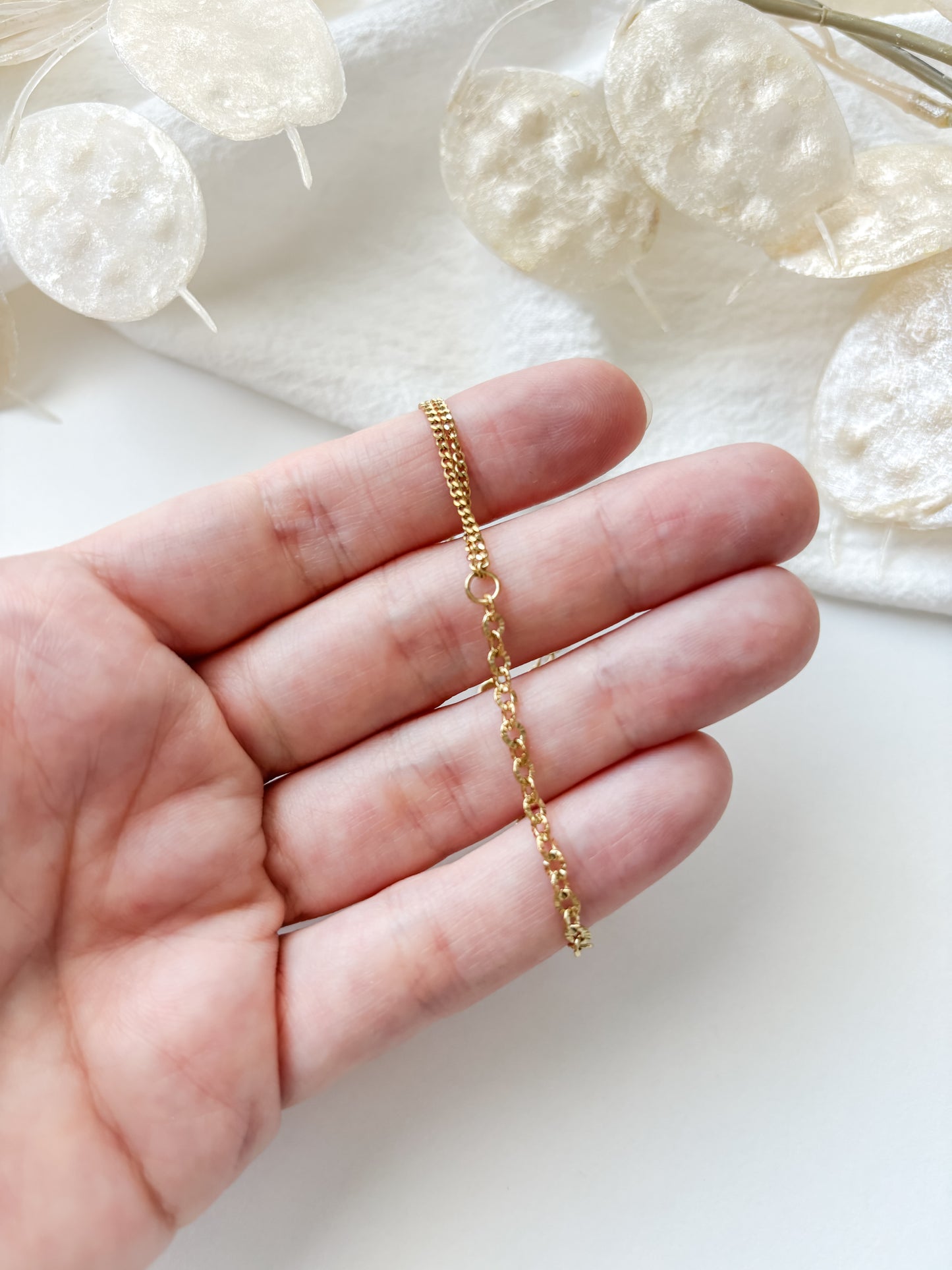 Bracelet 17cm, RST304, 1pc