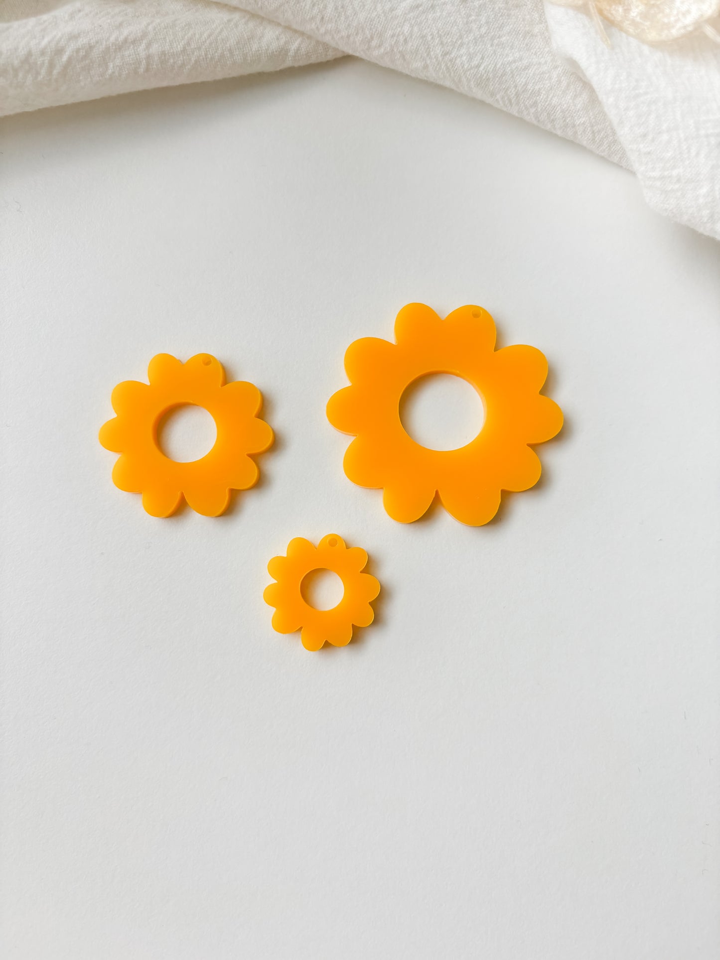 Hänge gul blomma, 1 par