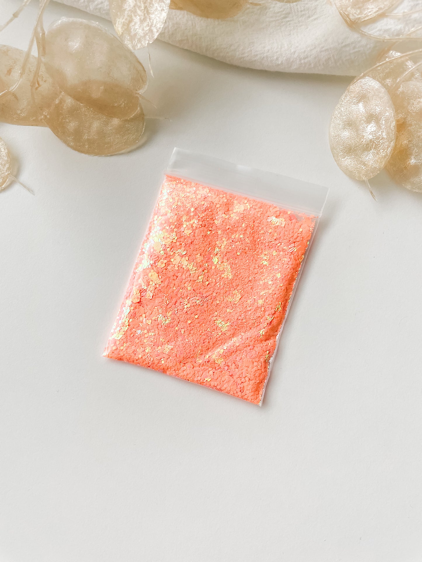 Glitter 10g, oranssi