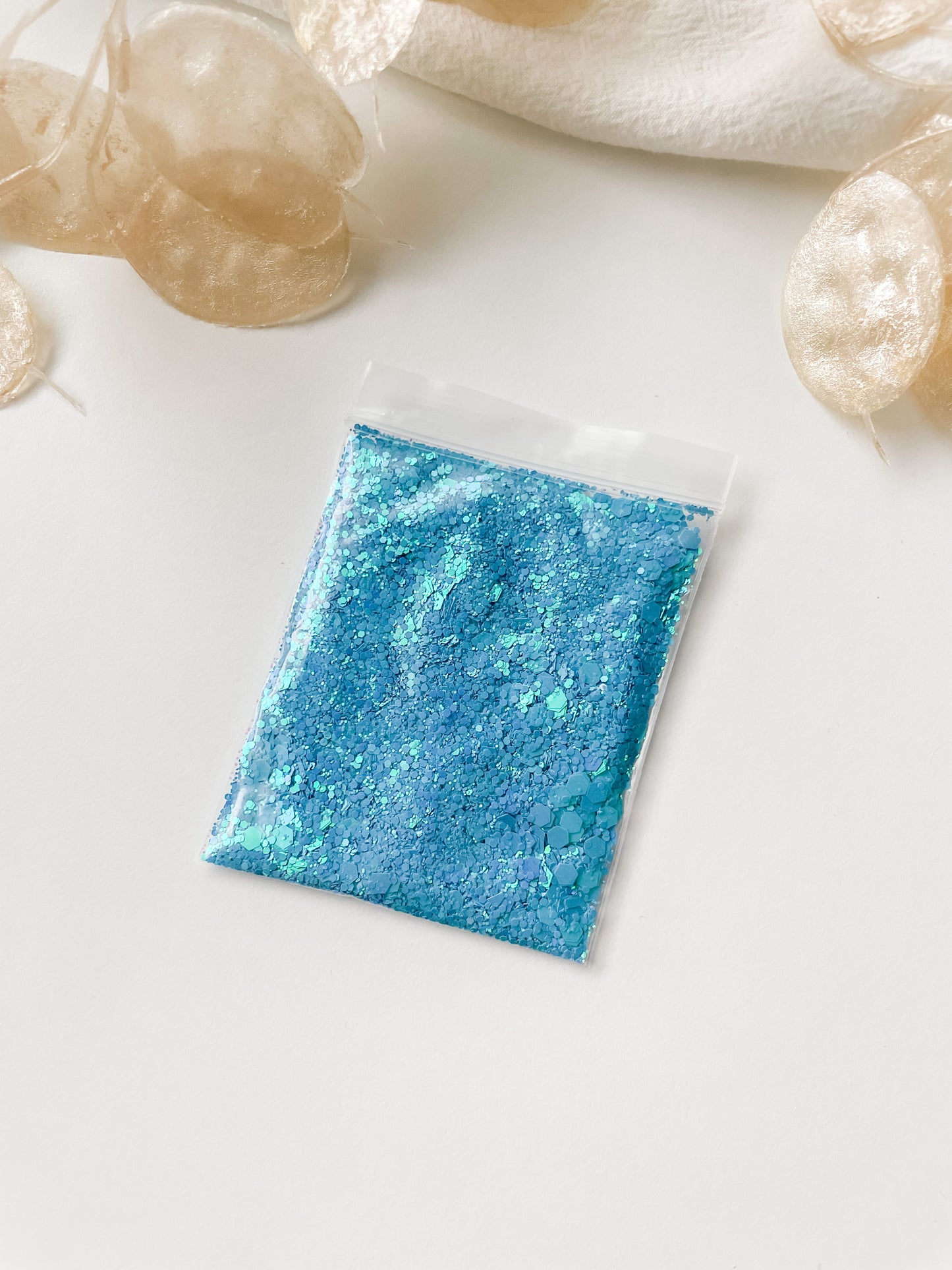 Glitter 10g, sininen