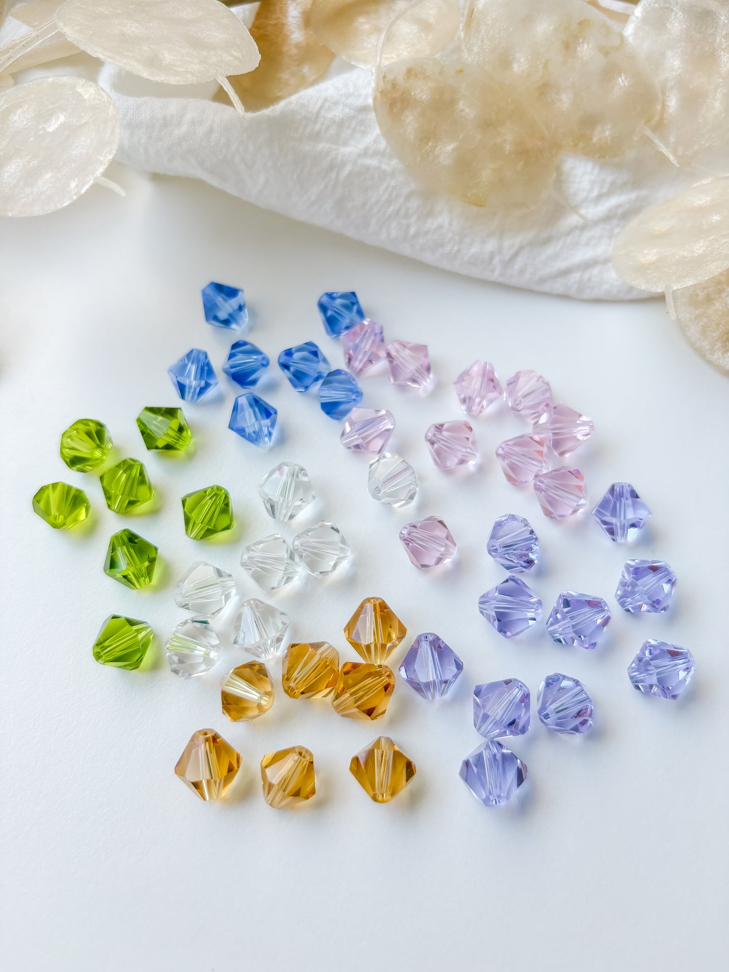 Glaspärla 10x9~10mm, 6st