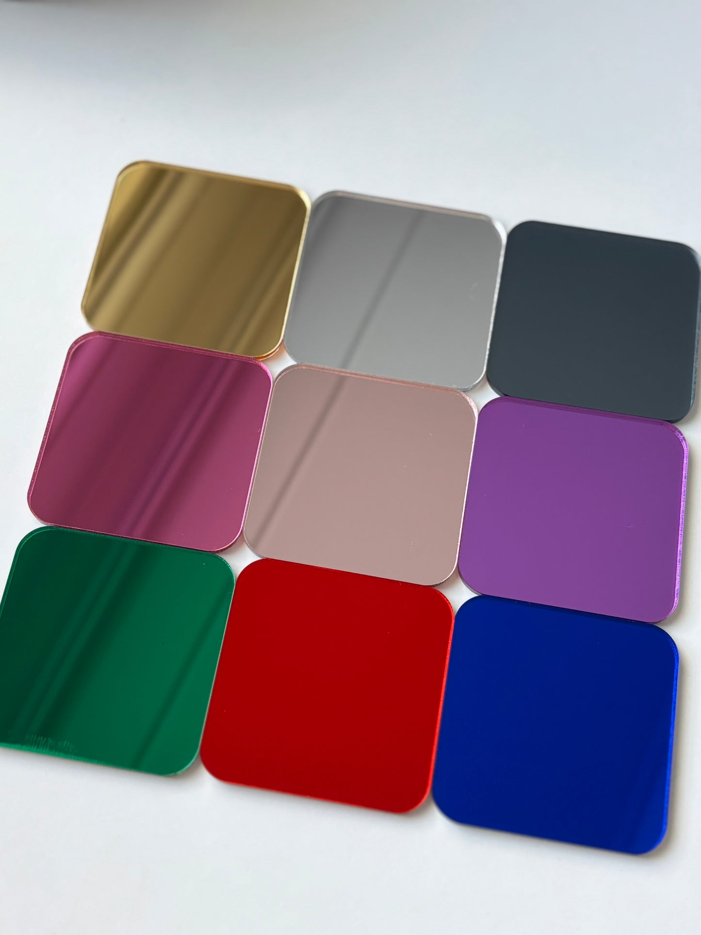 Acrylic mirror acrylic 300x300x3mm, 1pc