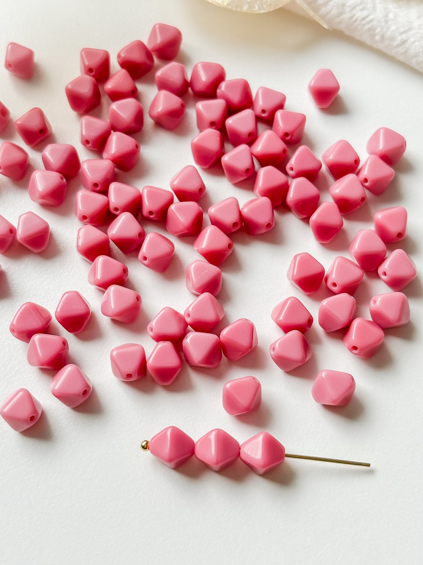 Glass bead 8mm, Czech Glass bead, 10pcs