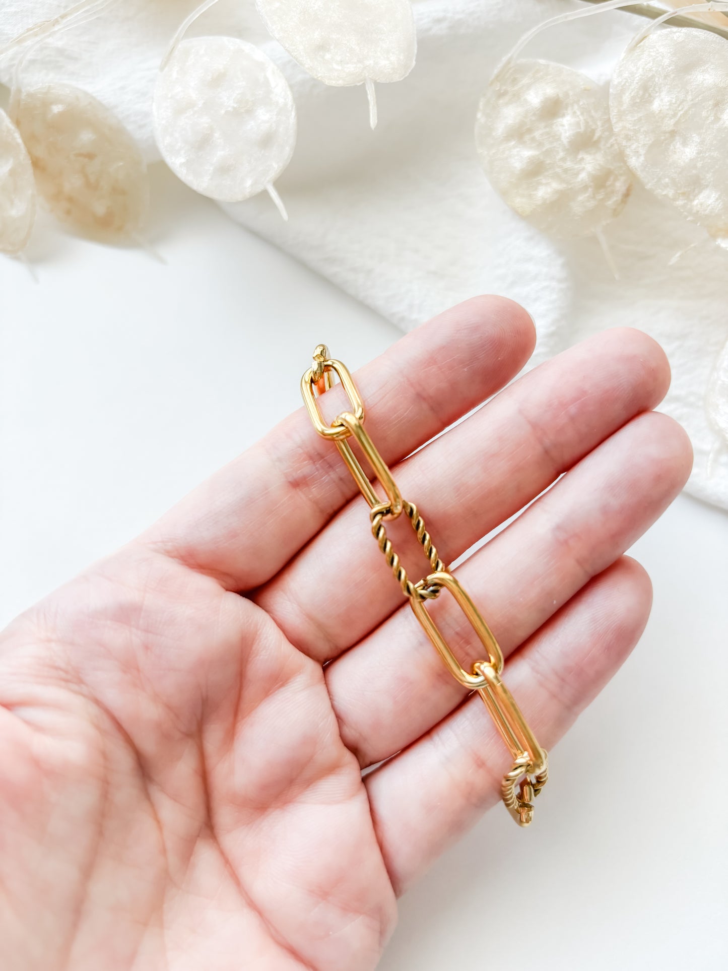 Bracelet 19.5cm, RST304, 1pc