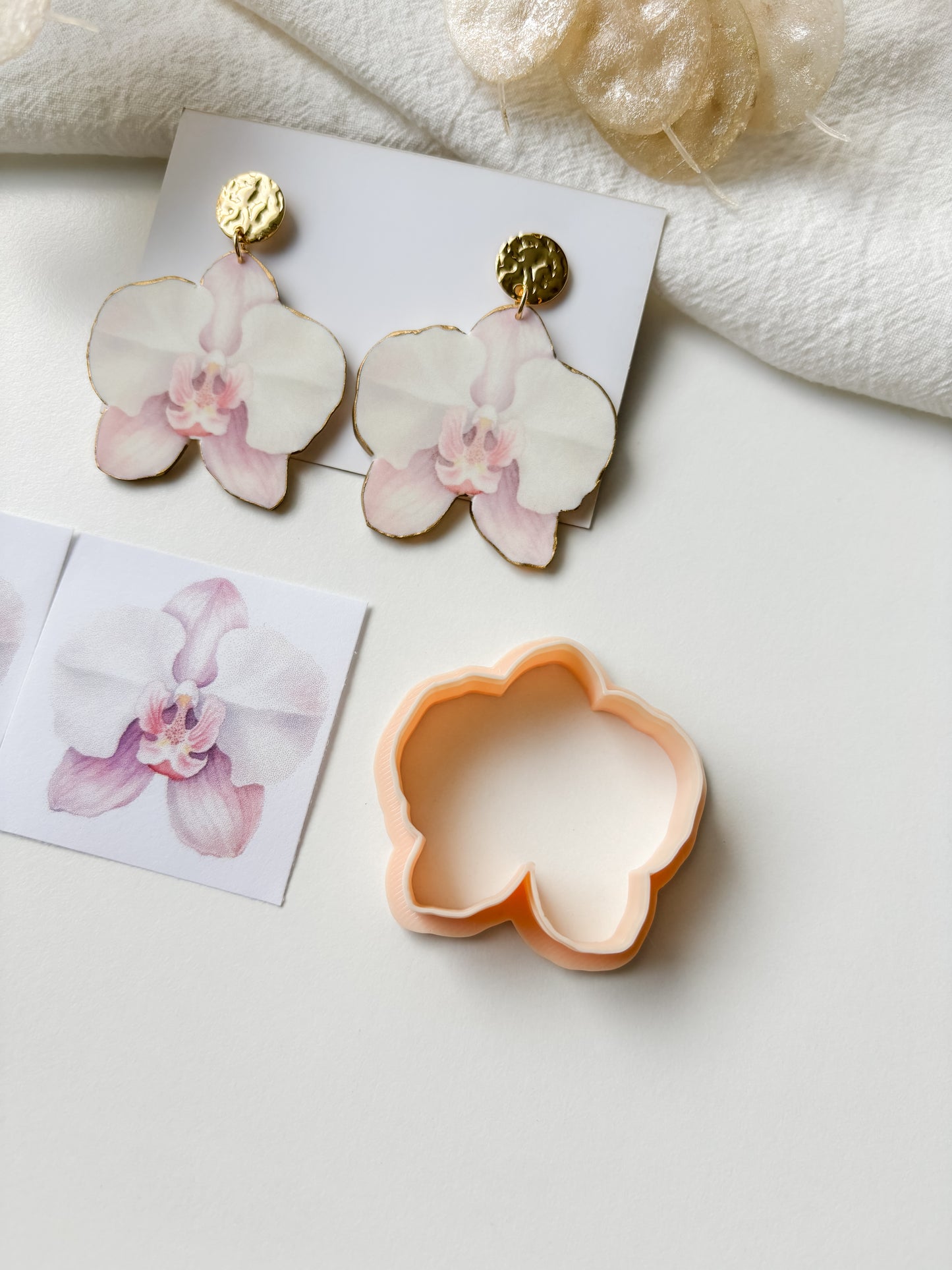 Transfer paper orchid