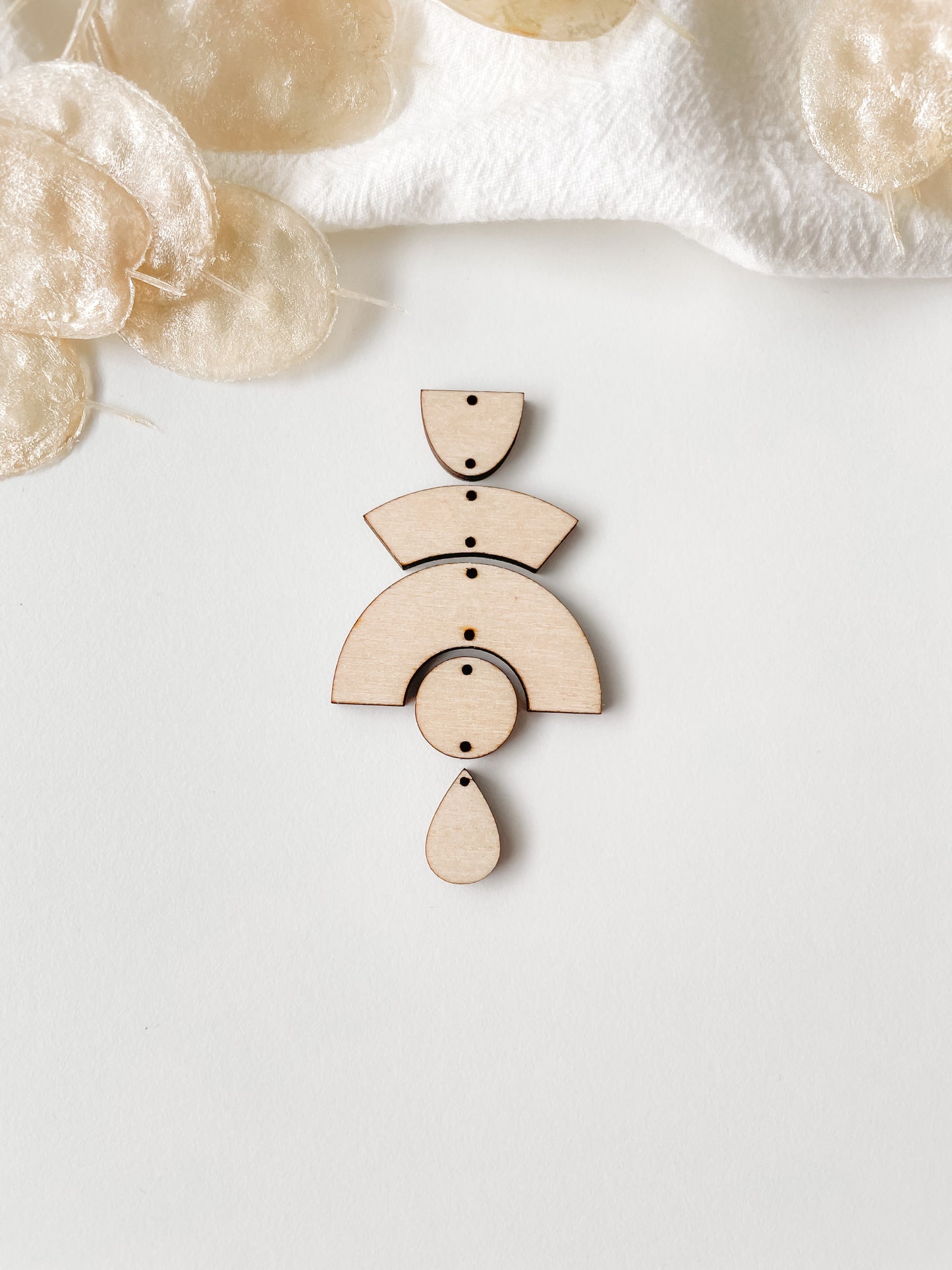 Riipus koivuvaneri setti 70mm, 1pari, m34