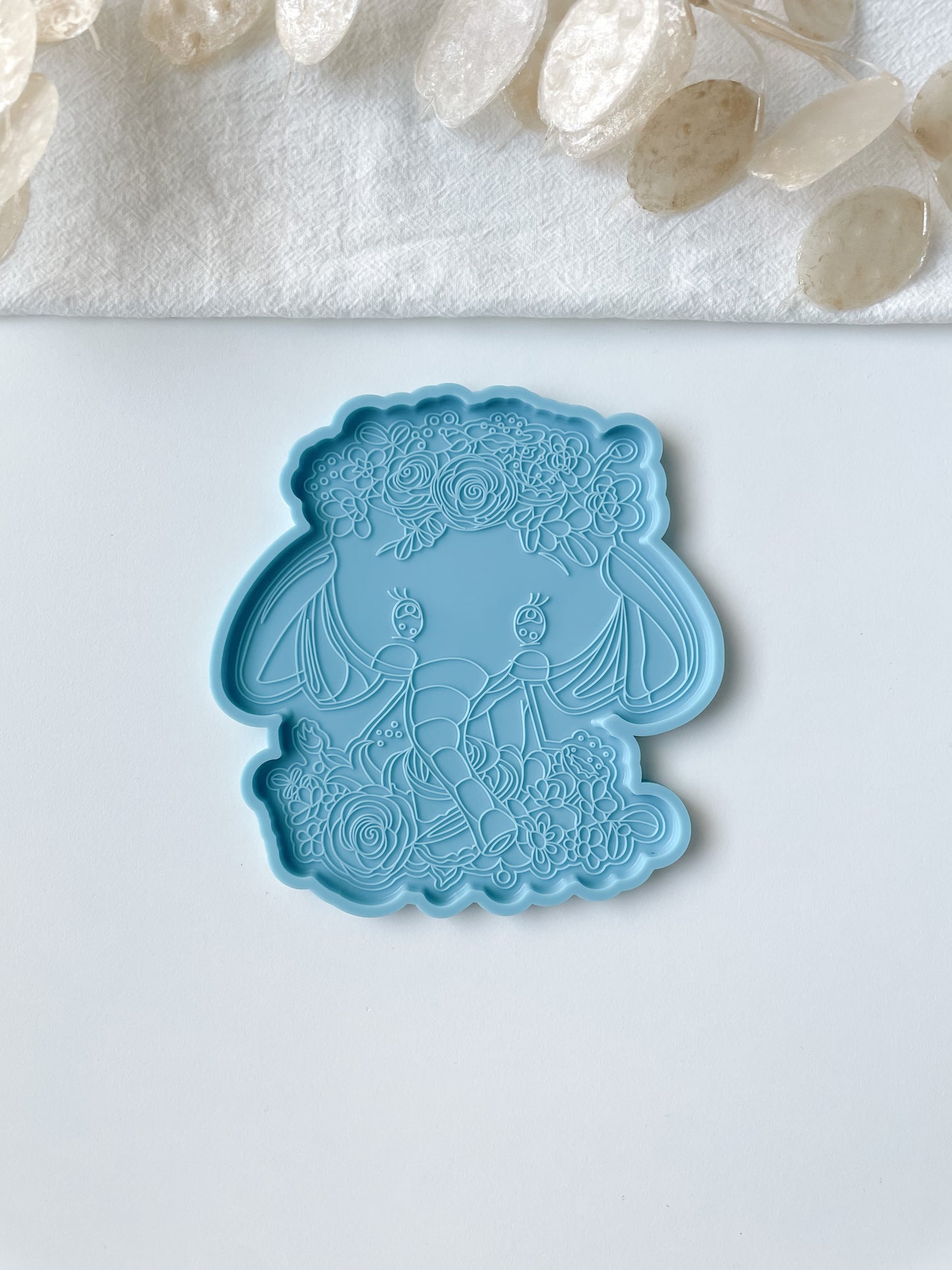Silicone mold elephant coaster 136x131x7mm