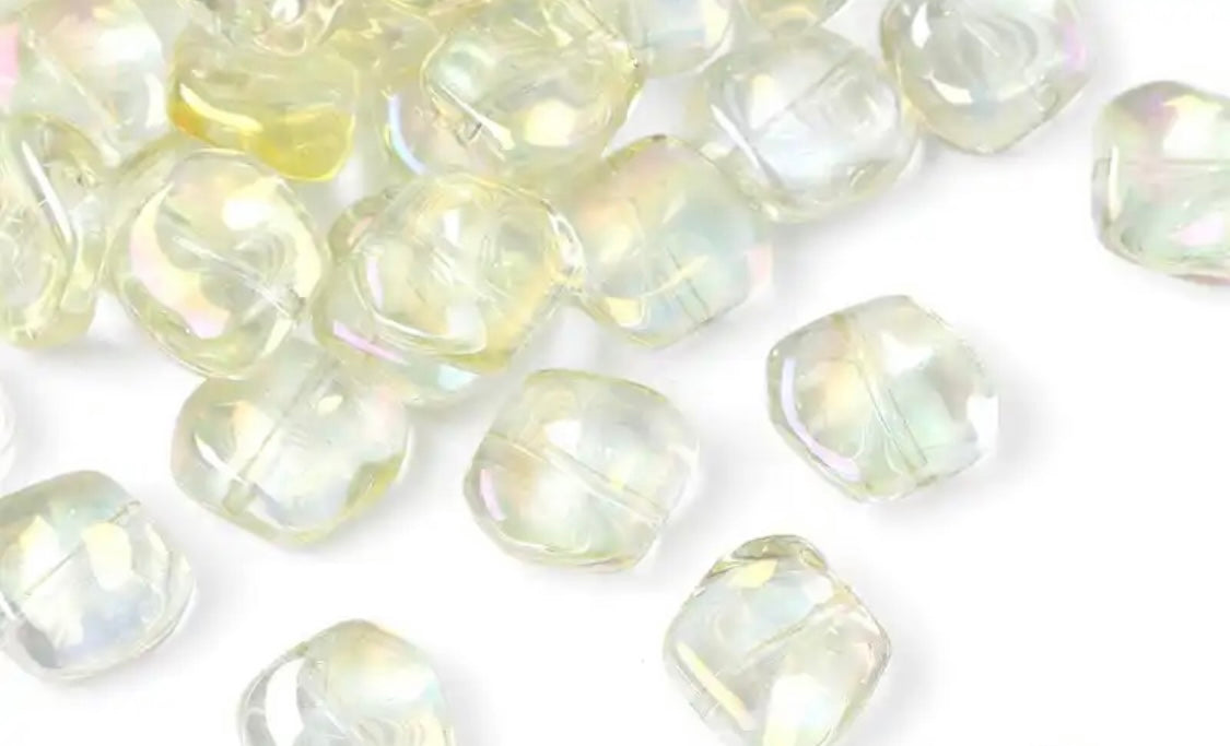 Glass bead 11x11mm, 1pc