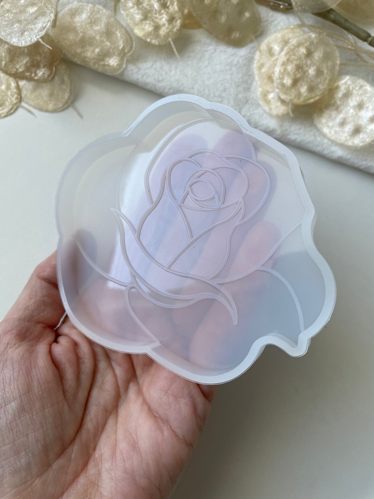 Silikonformrosa, 90x109x9,5mm