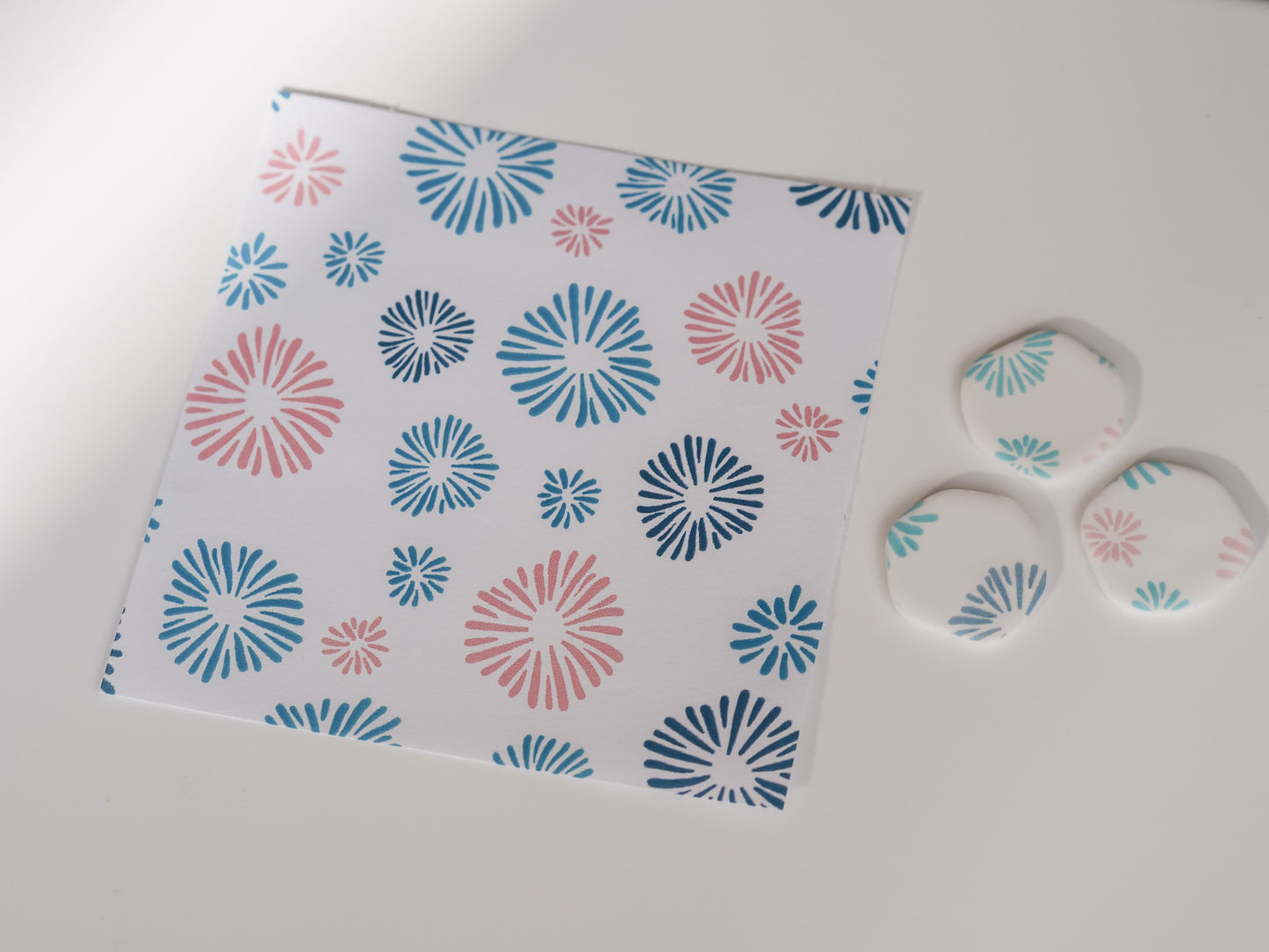 Transfer paper 9x9cm, 1pc