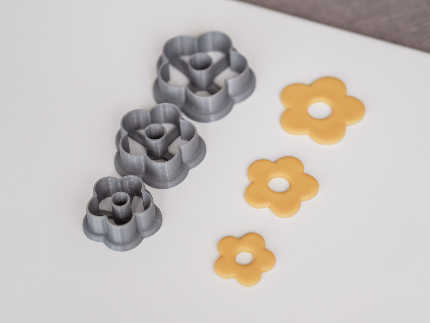 Polymer Clay Mold Flower Model 2