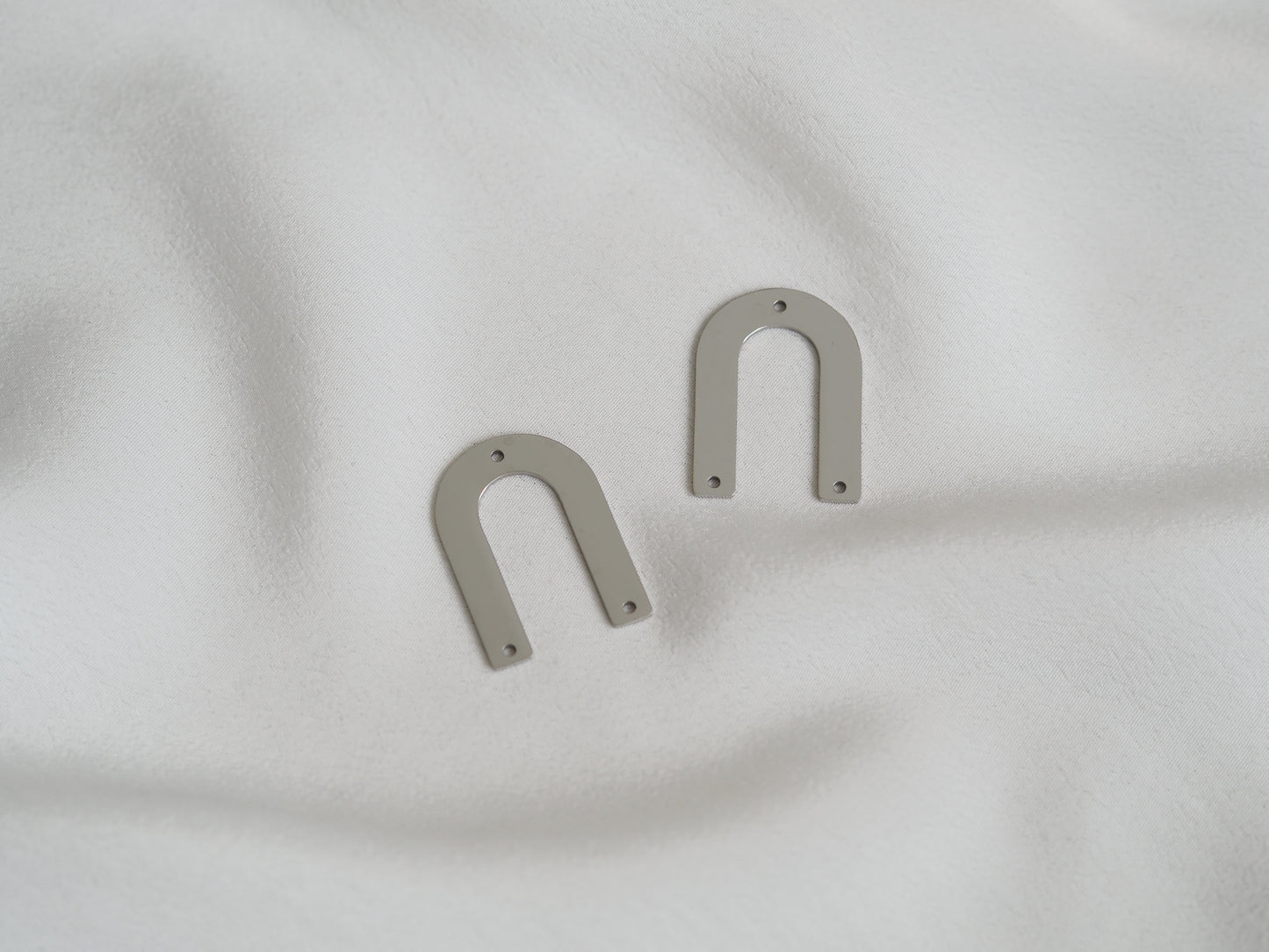Jewelry divider 27x20mm, Pendant stainless steel, 1pc