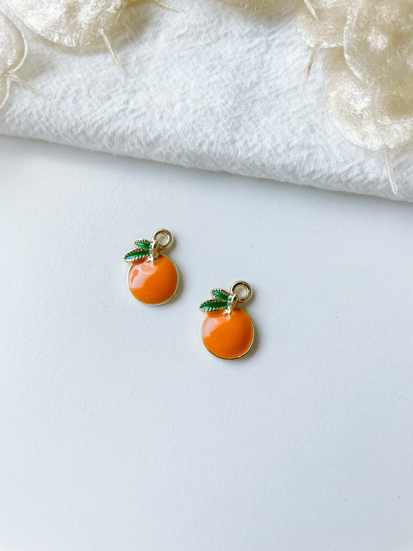 Hänge orange, 16x12mm, 1st