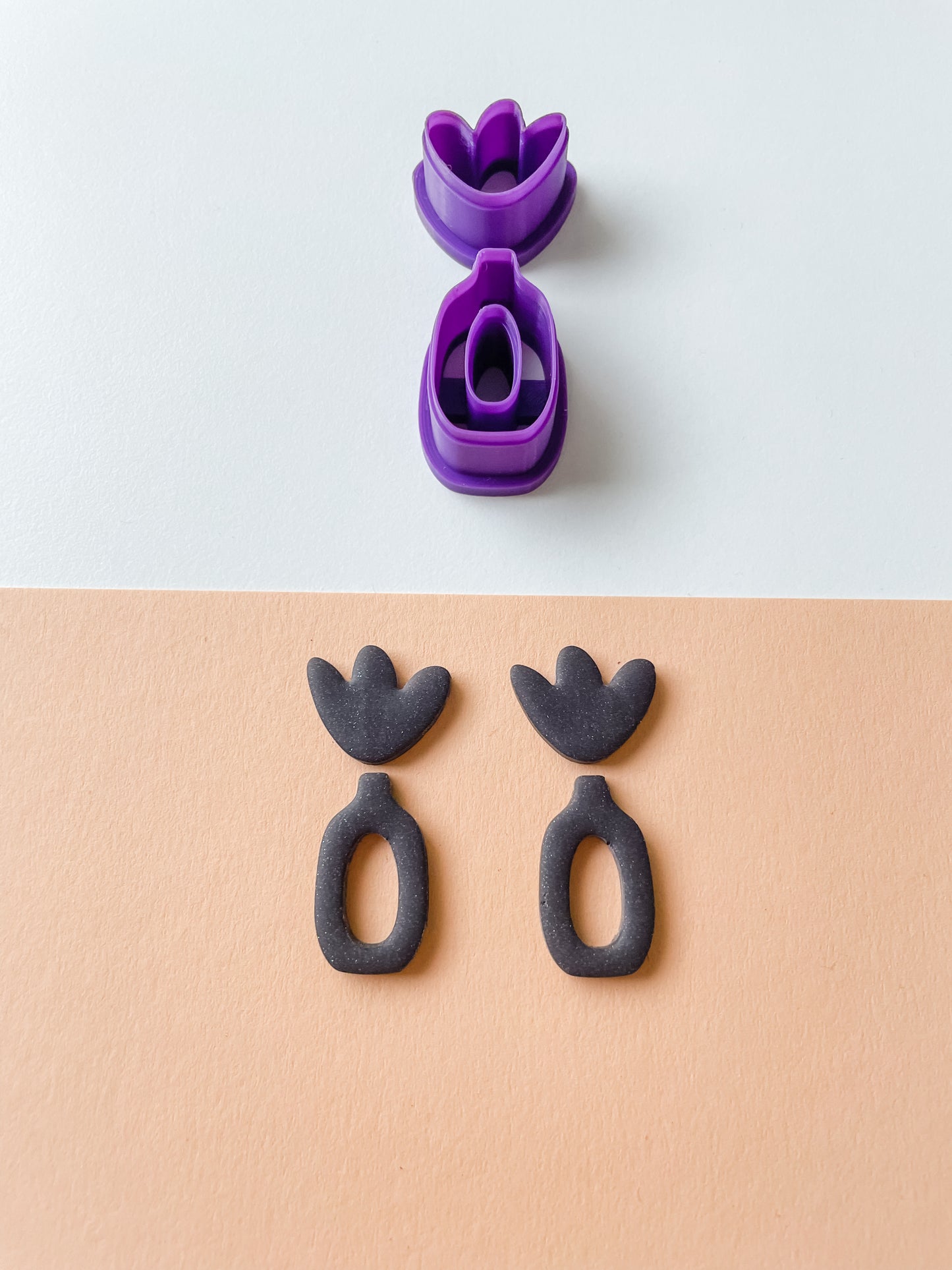 Polymer clay mold, craft clay molds, modeling mold m73