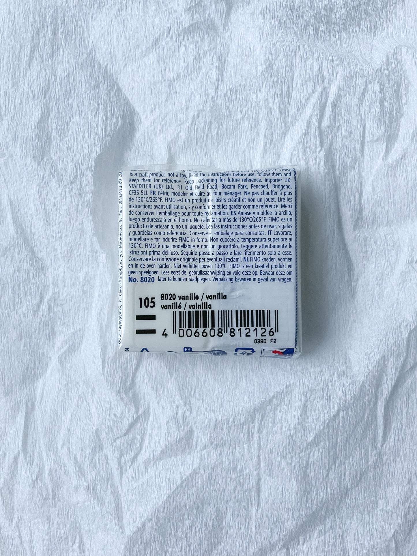 Fimo mjuk pyssellera, vanilj